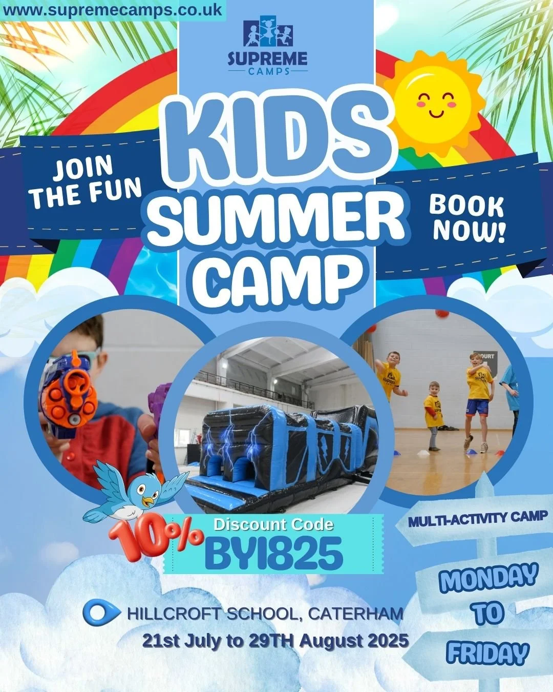 🌞 Join the Ultimate Kids Summer Camp Adventure at Supreme Camps – Summer 2025!