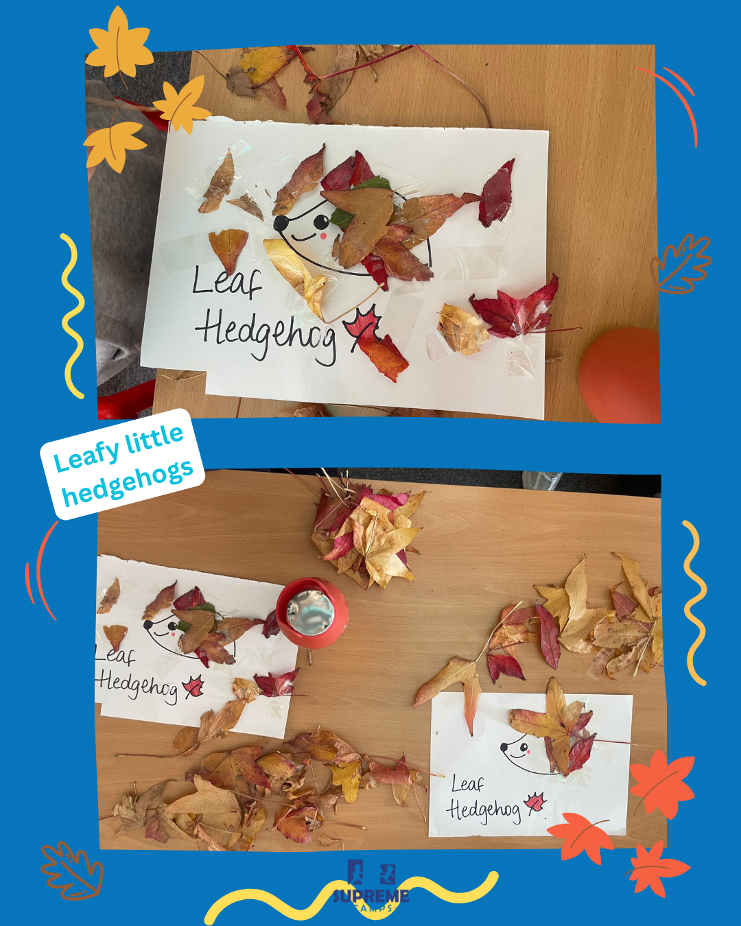 Autumn crafts at Supreme Camps