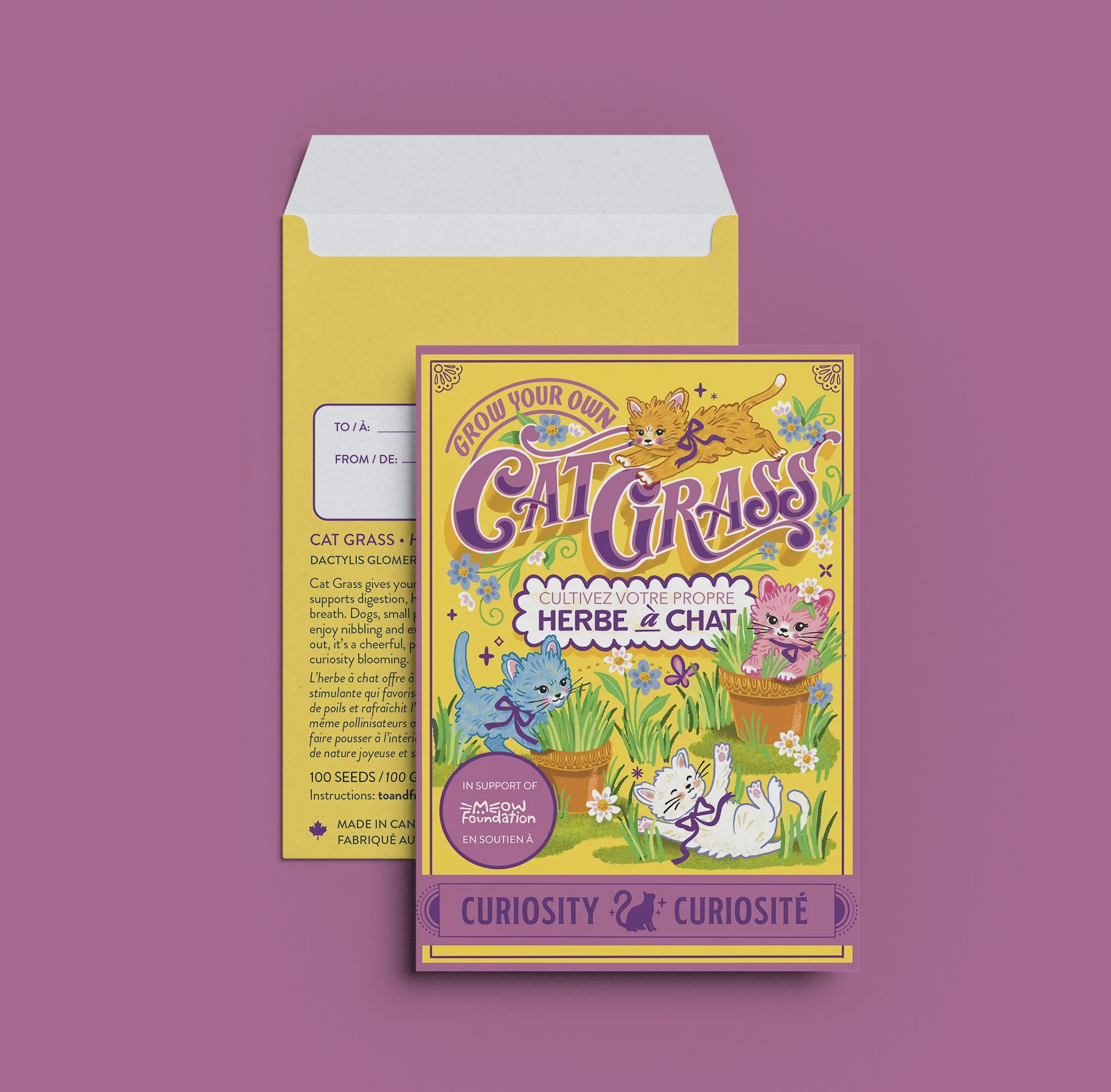 Cat Grass (Curiosity) - Seed Packet