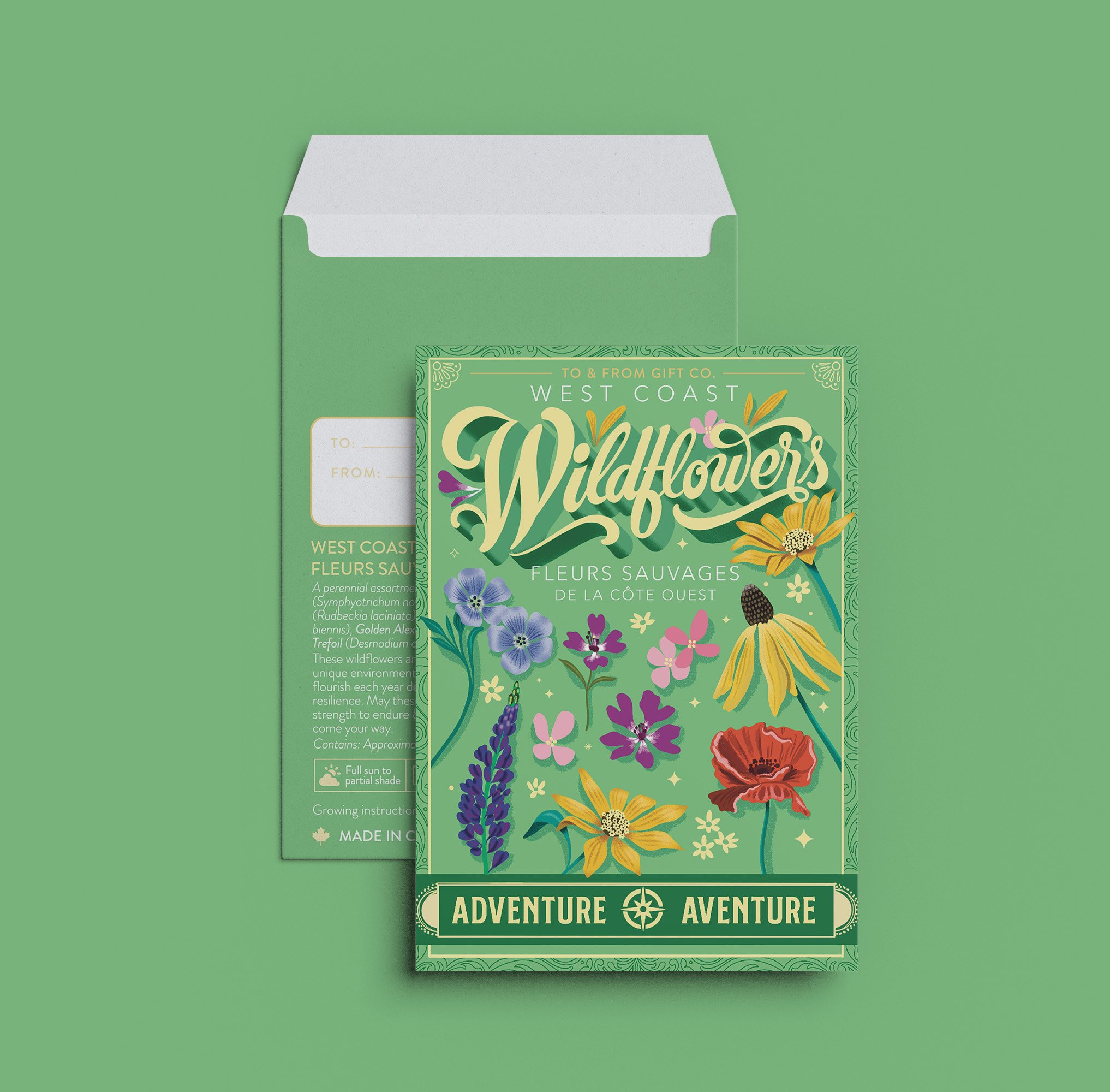 West Coast Wildflowers (Adventure) - Seed Packet