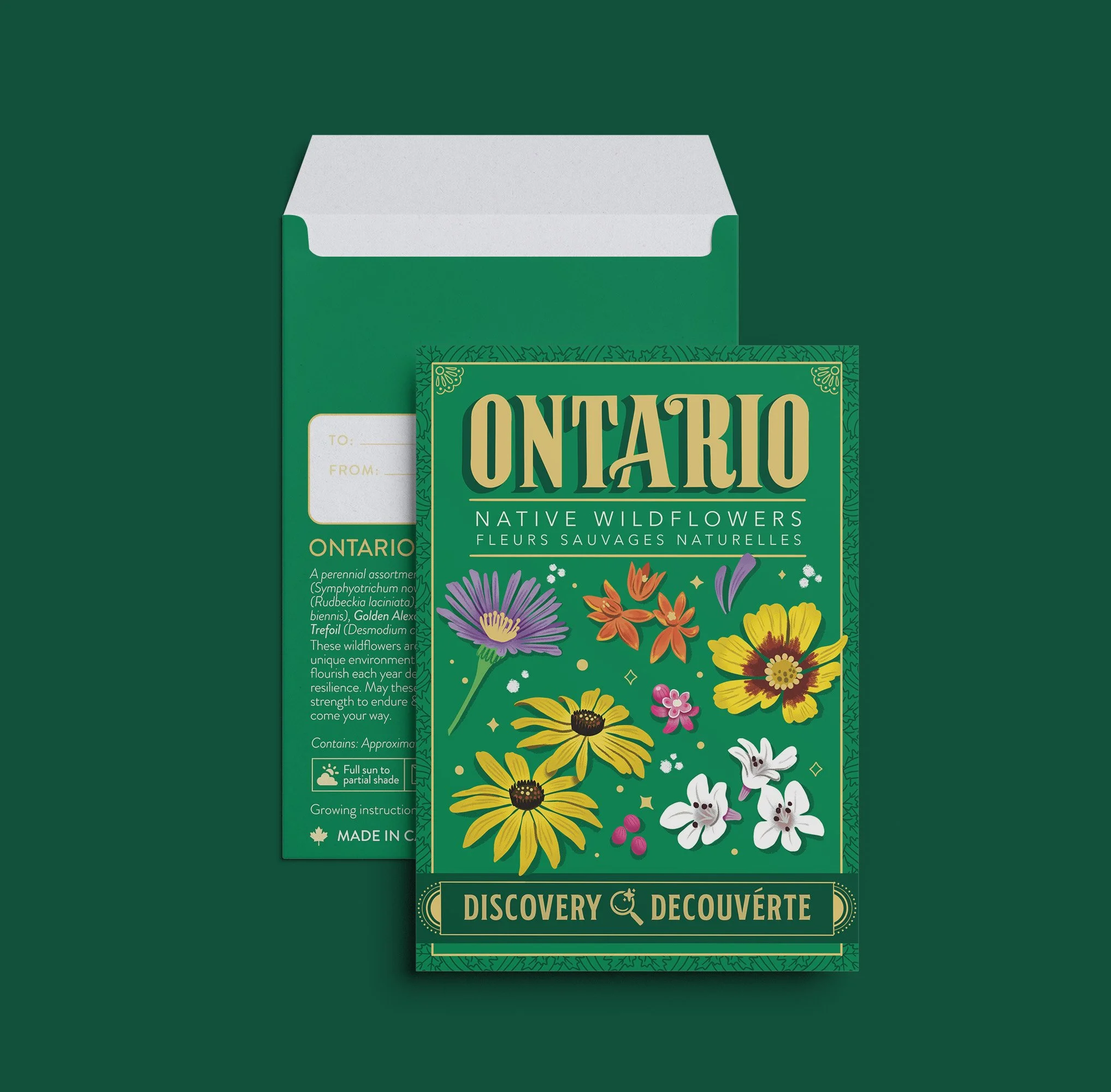 Ontario Native Wildflowers (Discovery) - Seed Packet