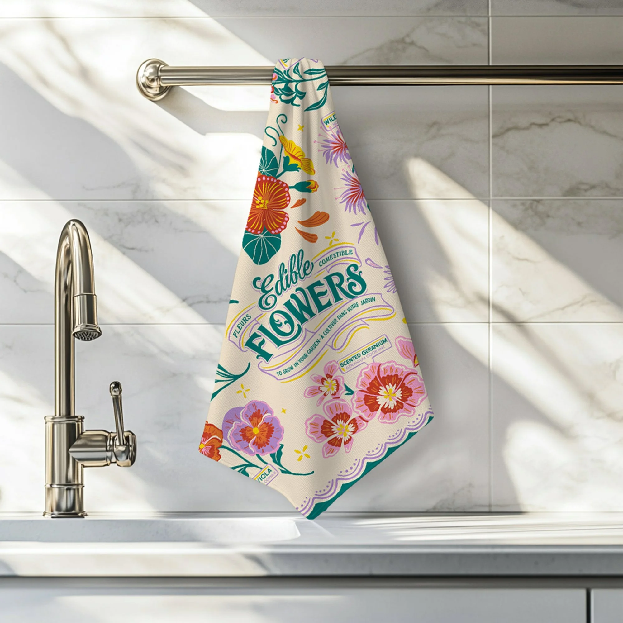 Edible Flowers Tea Towel-2.jpg