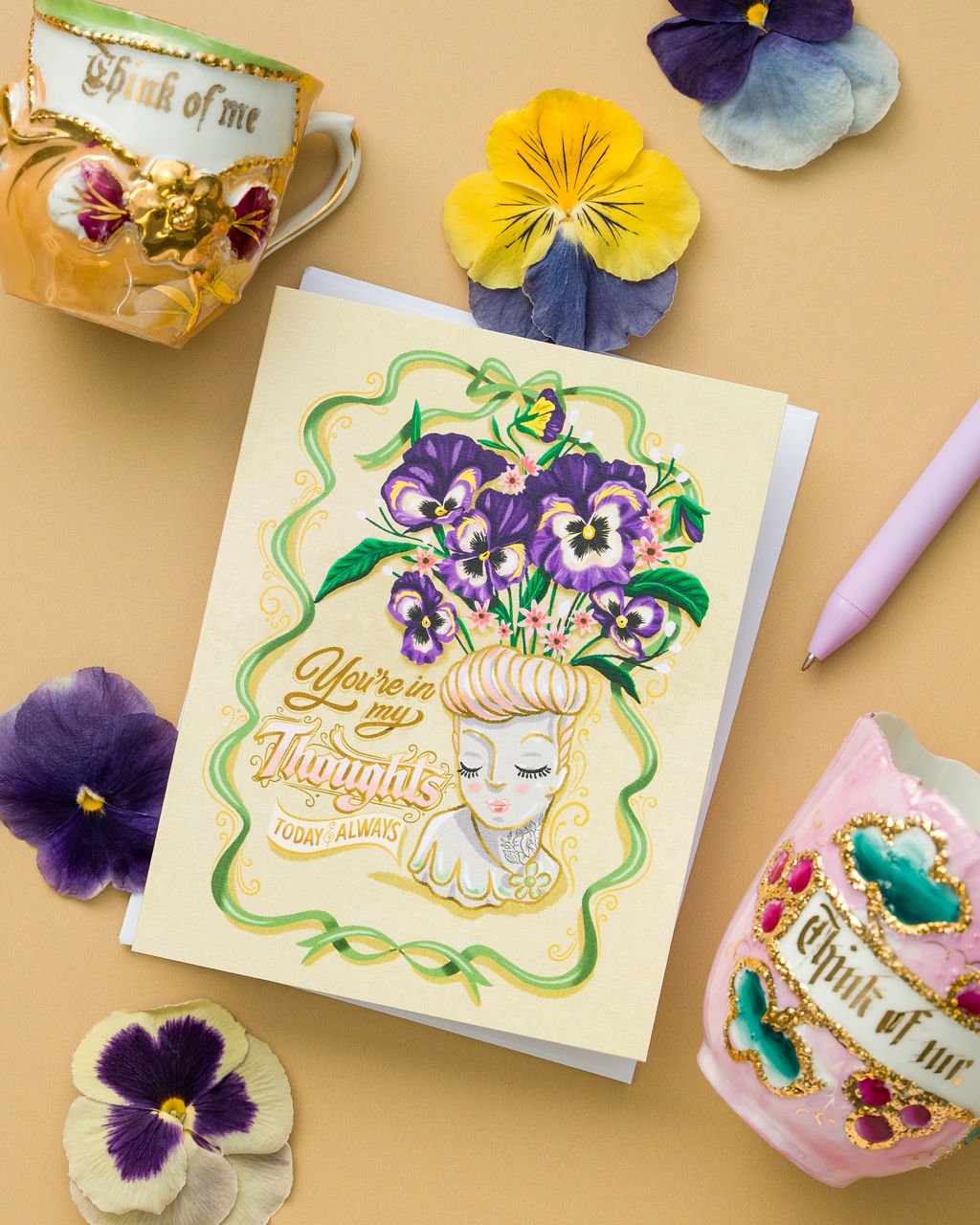 You're in my Thoughts - Sympathy Greeting Card