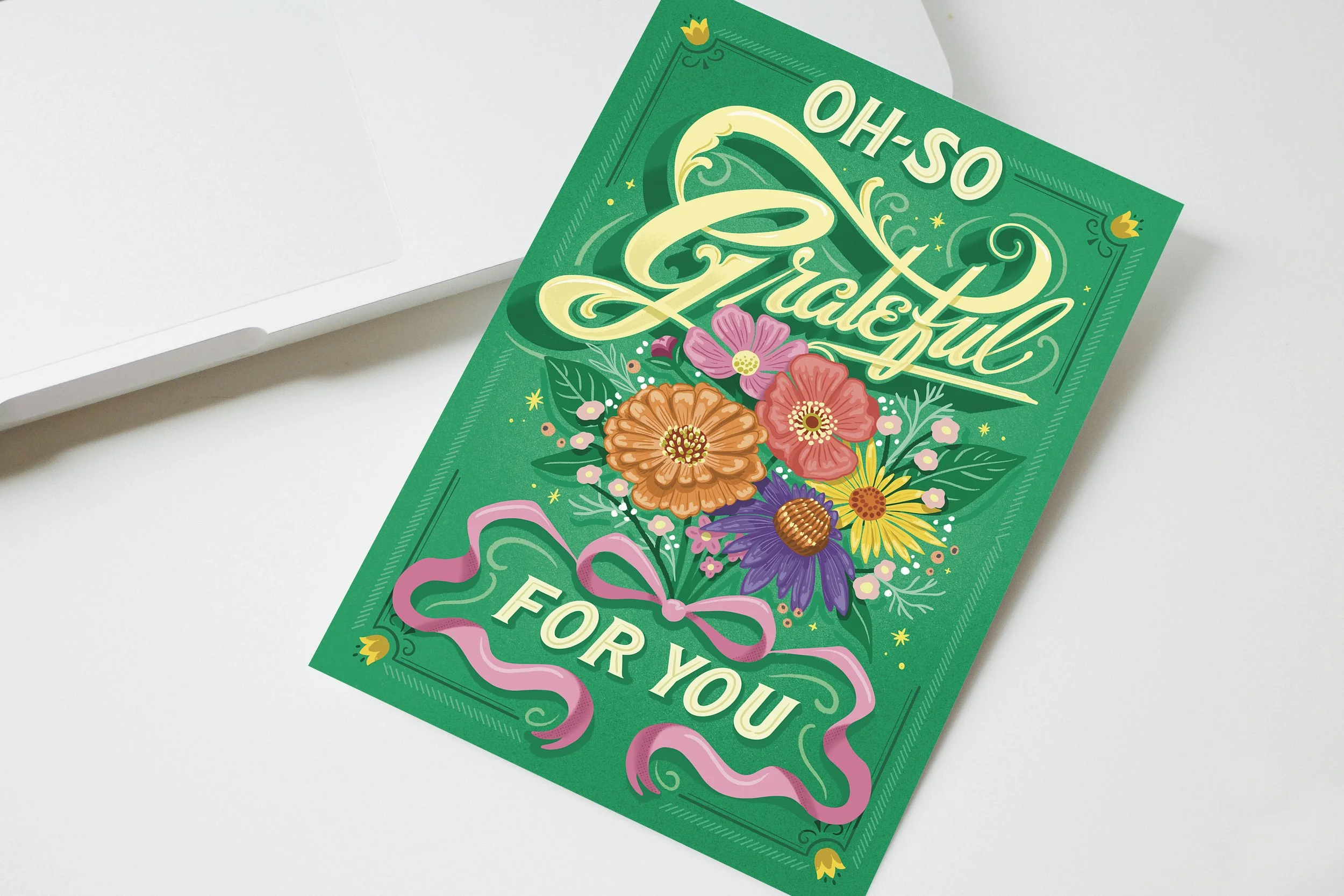 Oh-so Grateful For You - Thank You Card