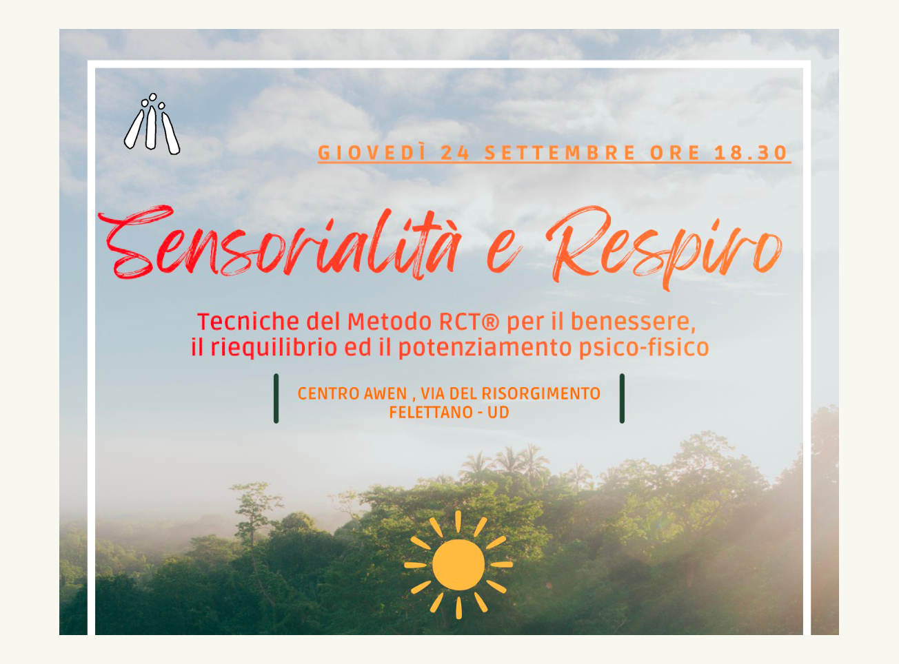 sensorialità e respiro - tecniche del metodo rct per il benessere, il riequilibrio ed il potenziamento psico-fisico