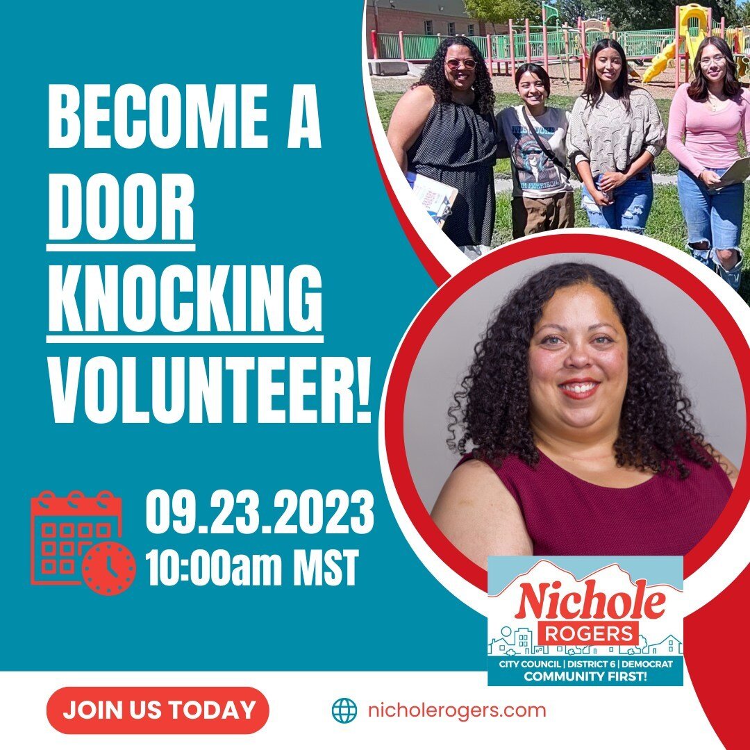 Calling all community champions! 📣 Join us this Saturday, Sept. 23, at 10:00am for volunteer door knocking. Let's connect with our neighbors and share the vision for a brighter Albuquerque. Slide into our DMs to sign up and be a part of the change! 