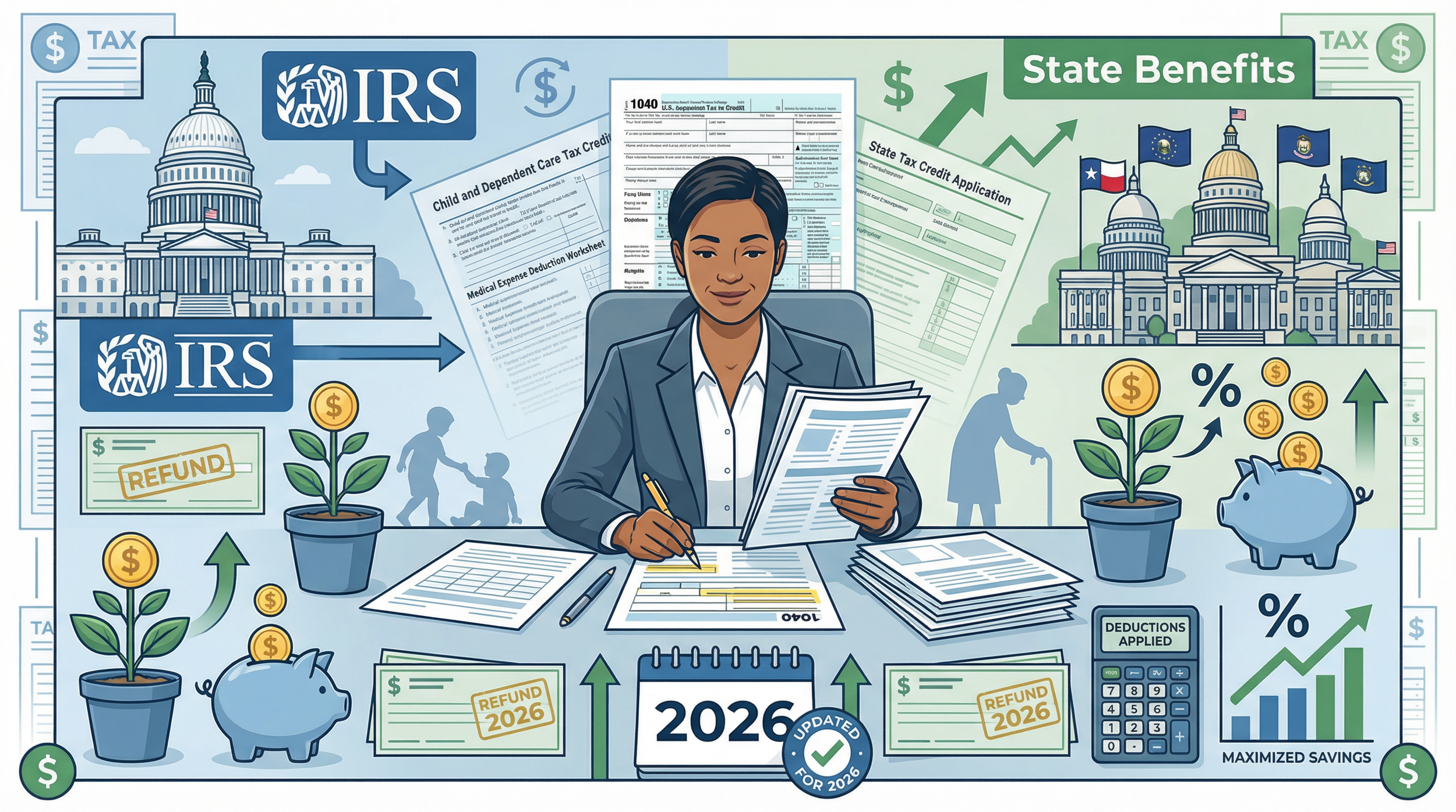 The 2026 Guide to Federal and State Caregiver Tax Credits: How to Maximize Your Tax Benefits
