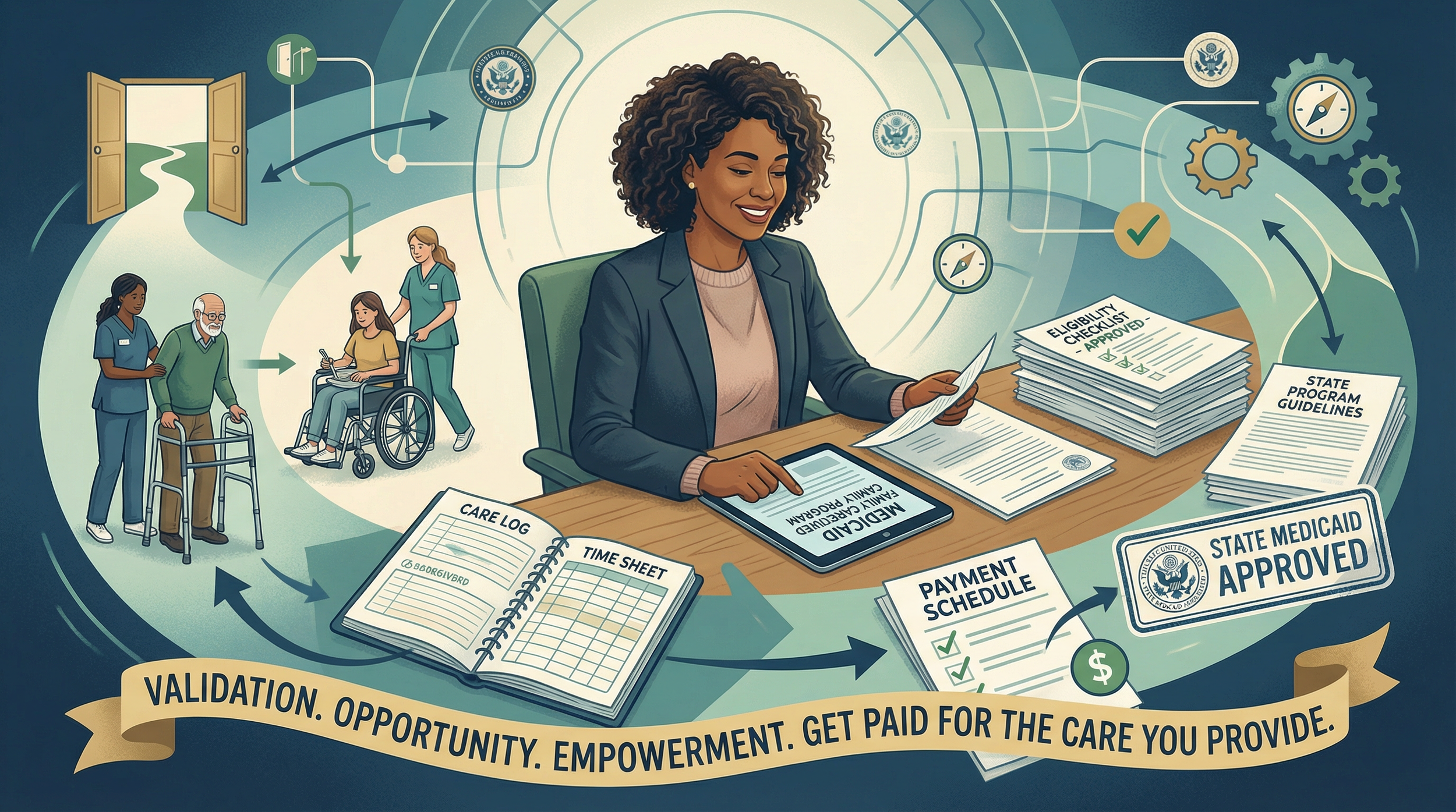 Medicaid Structured Family Caregiving Eligibility: How to Get Paid for Family Care