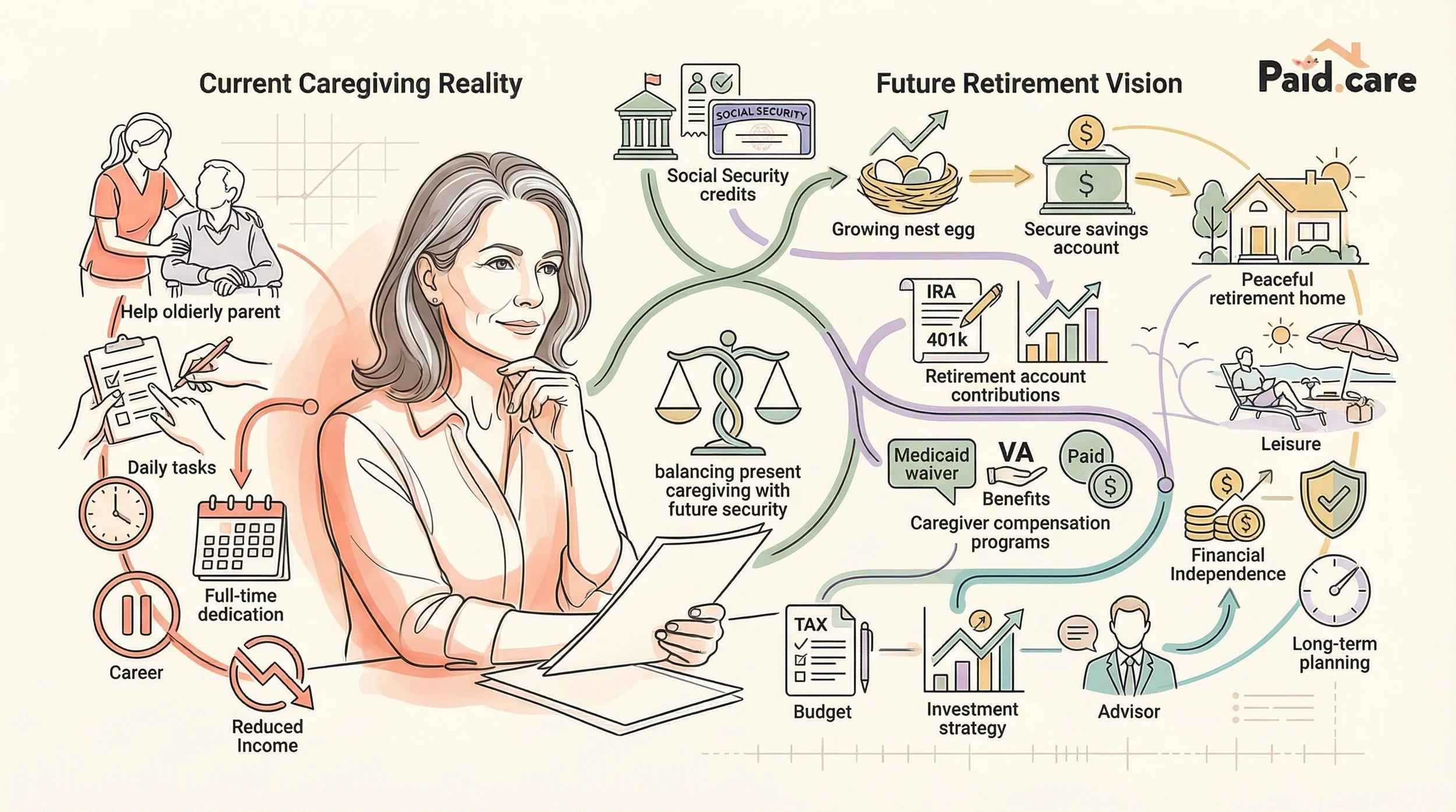 Retirement Planning for the Full-Time Caregiver: Essential Financial Strategies and Benefits