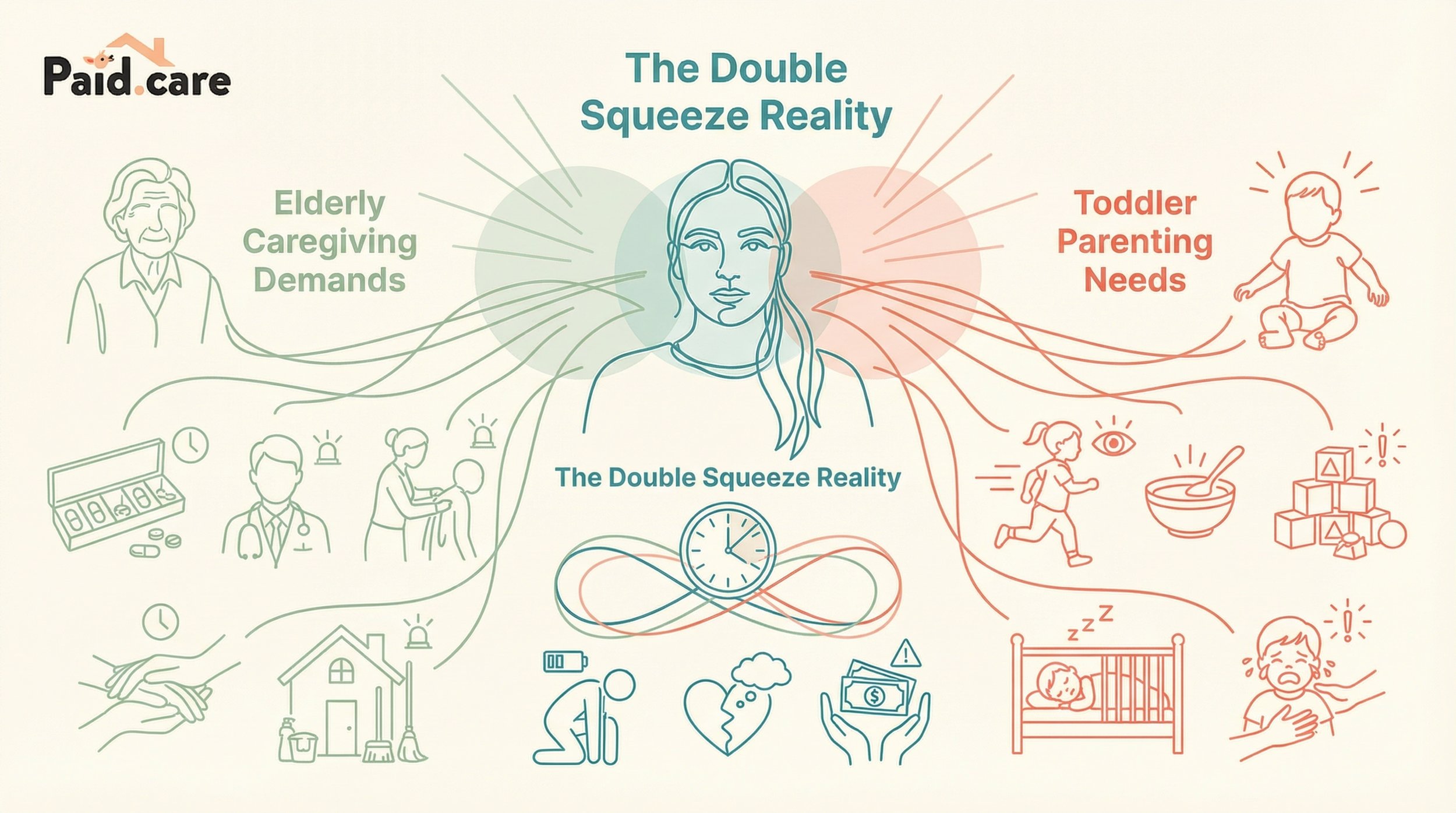 Balancing Caregiving and Toddler Parenting: Managing the Double Squeeze Effectively