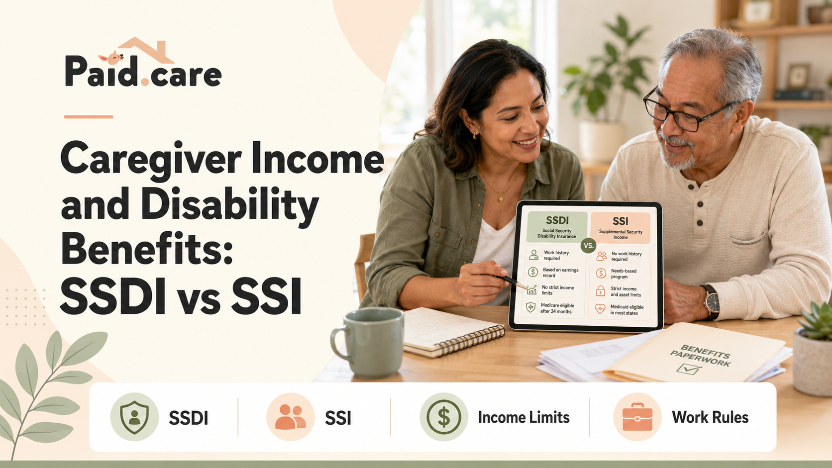 Caregiver Income and Disability Benefits: Which Programs Stack, Which Conflict, and How to Plan Around Both