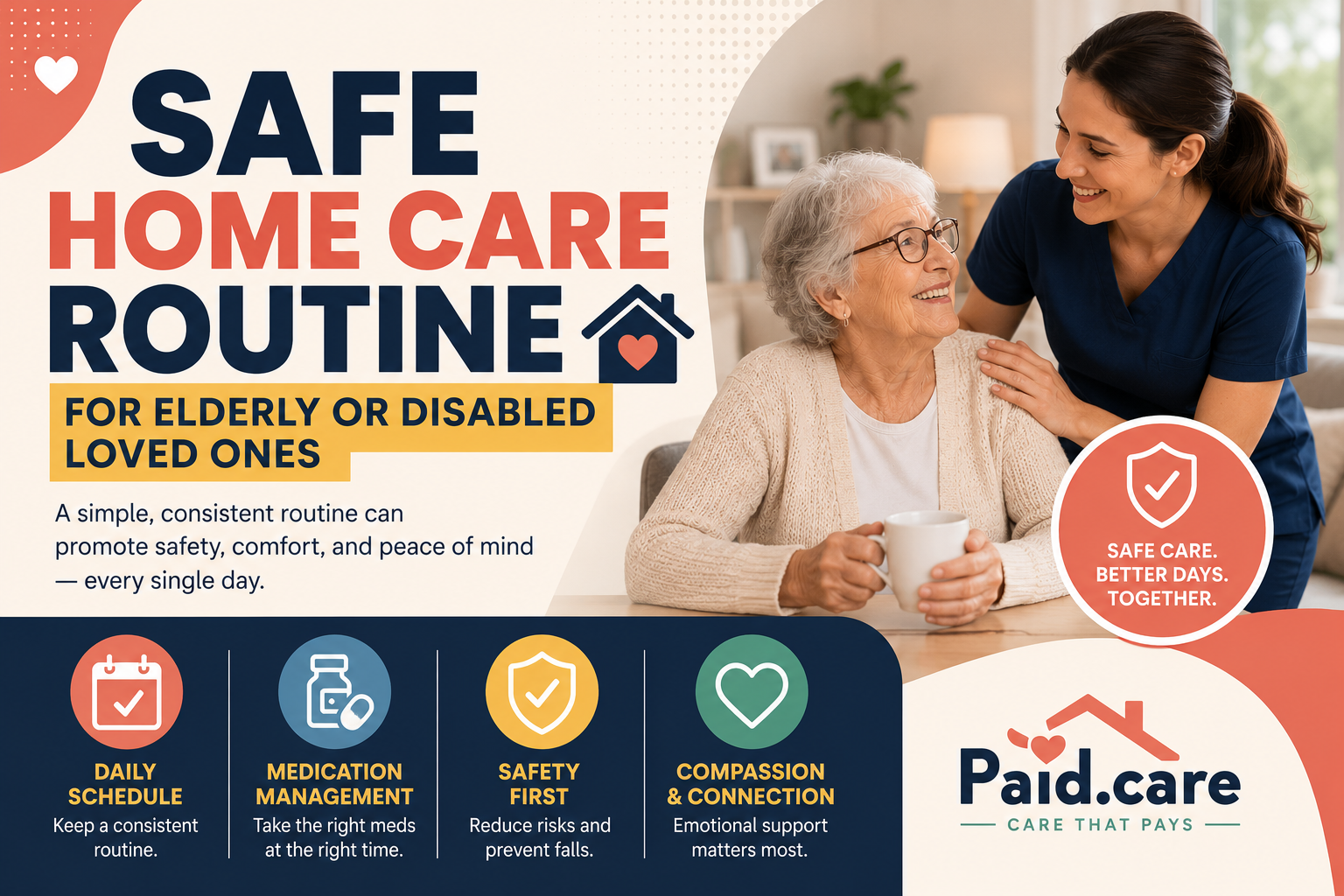 How to Set Up a Safe Home Care Routine for an Elderly or Disabled Loved One