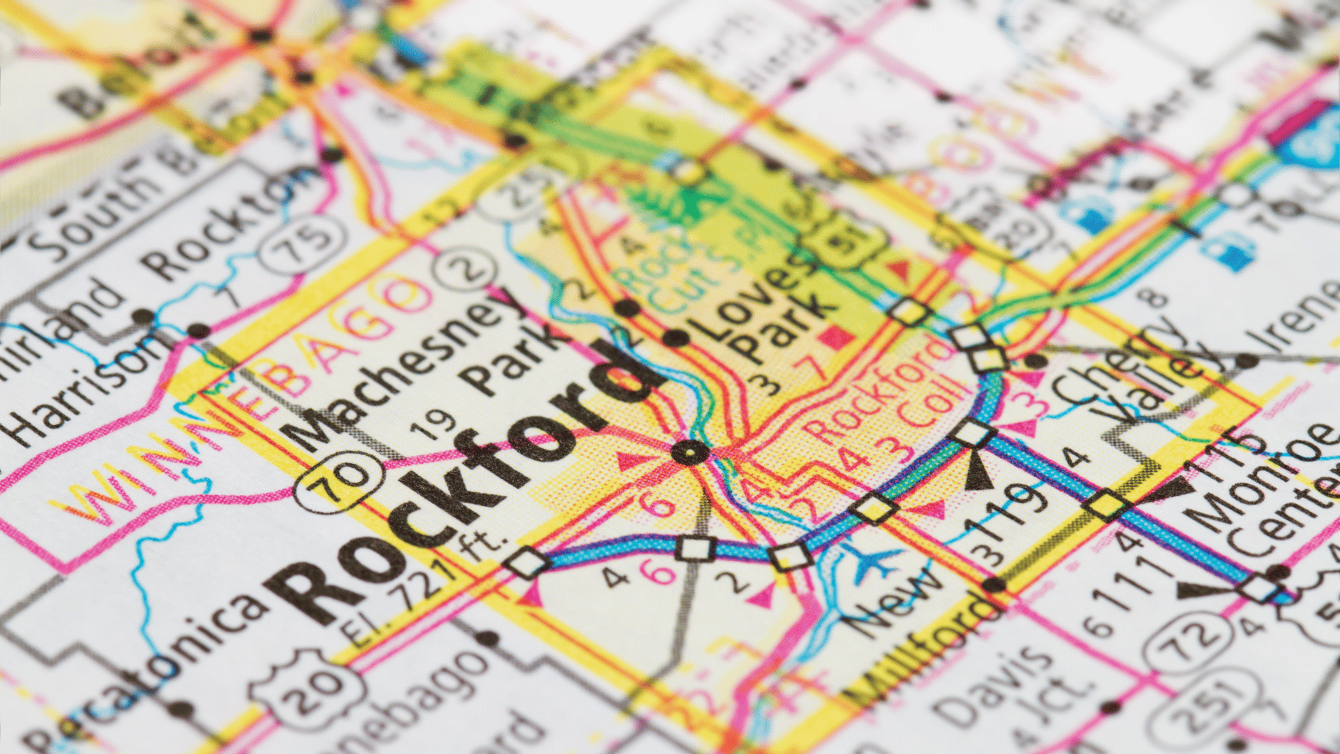 rockford illinois map