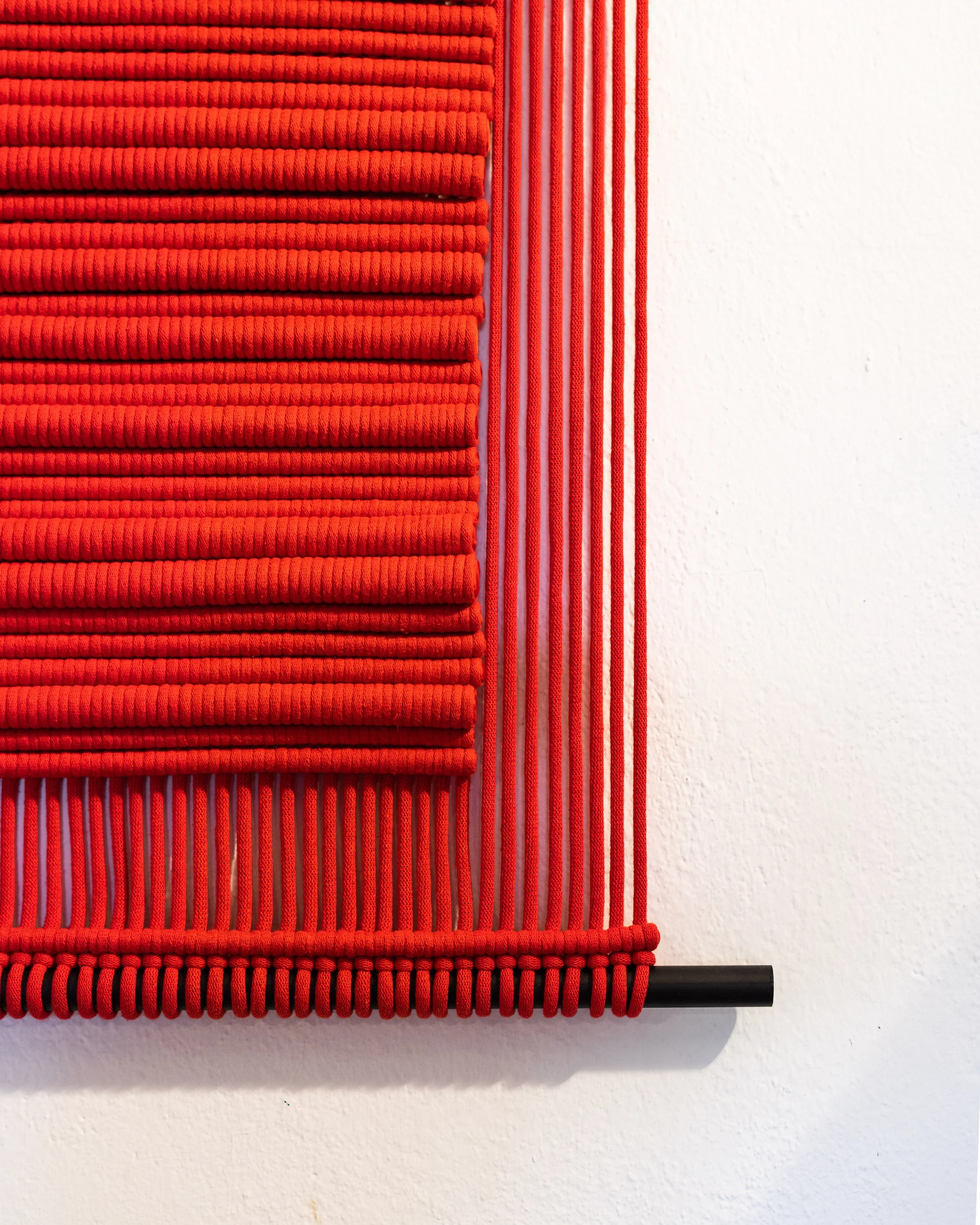 Textile artwork_large formart_Imperfect Square_work 1_Braida Studio