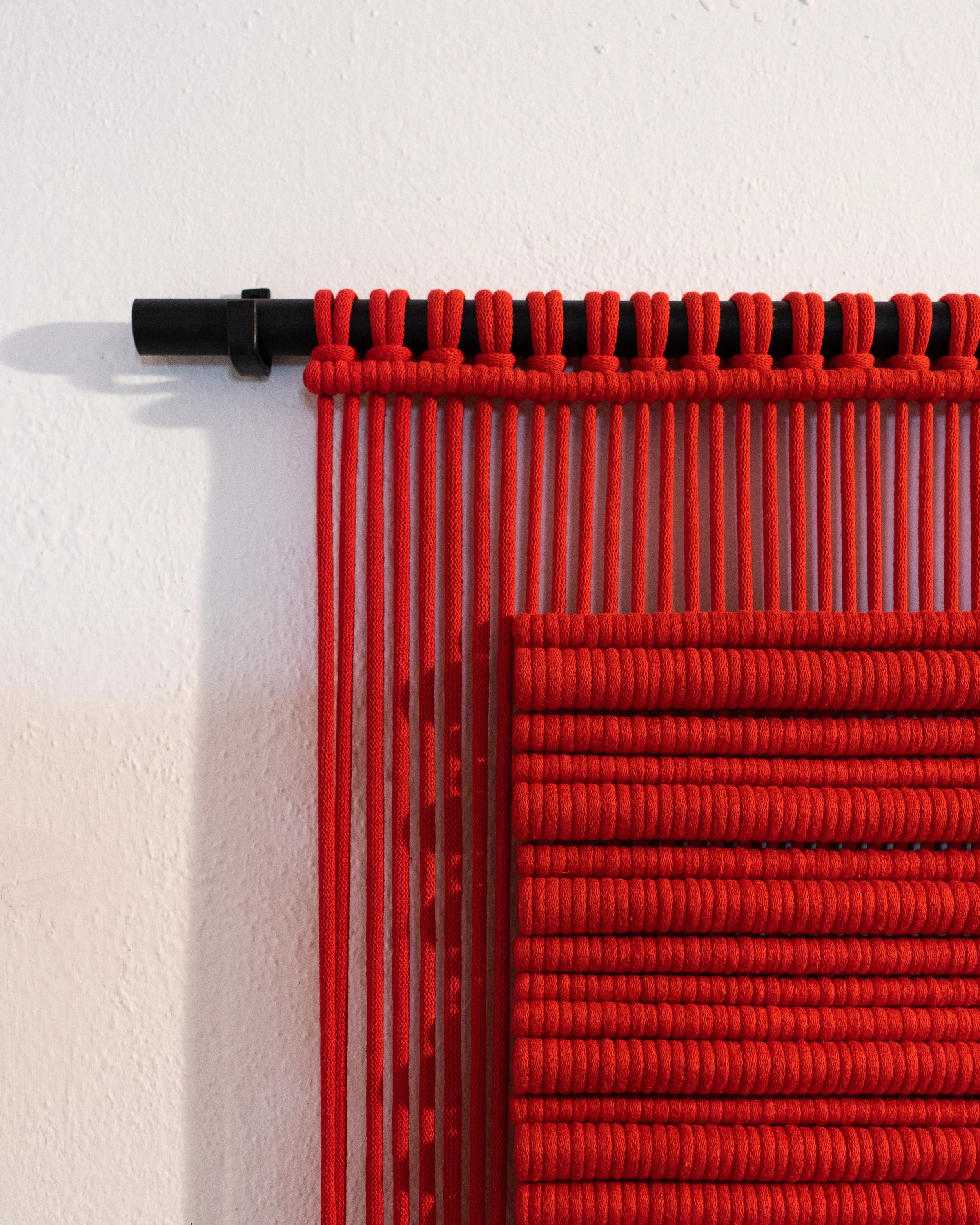 Textile artwork_large formart_Imperfect Square_work 1_Braida Studio