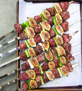 Croatia-Smoky Fig Ražnjići Skewers