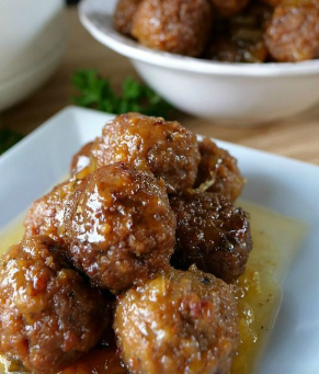 Habanero &amp; Pineapple Crock-Pot Meatballs