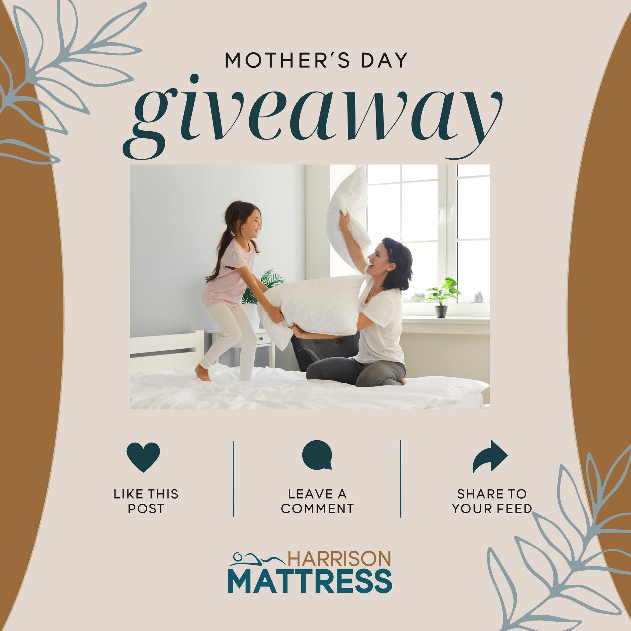 🌼 MOTHER'S DAY GIVEAWAY🌼

💤 Give Mom the gift of sweet dreams this Mother's Day with a free Snow Classic Pillow for your incredible mom. Here's how:
1️⃣ Like this post to show your love.
2️⃣ Comment below telling us why your mom is amazing and des