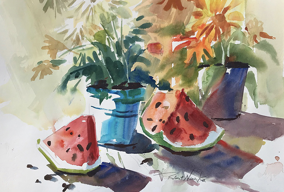 Fluid Acrylics Demonstration with Robert Noreika 