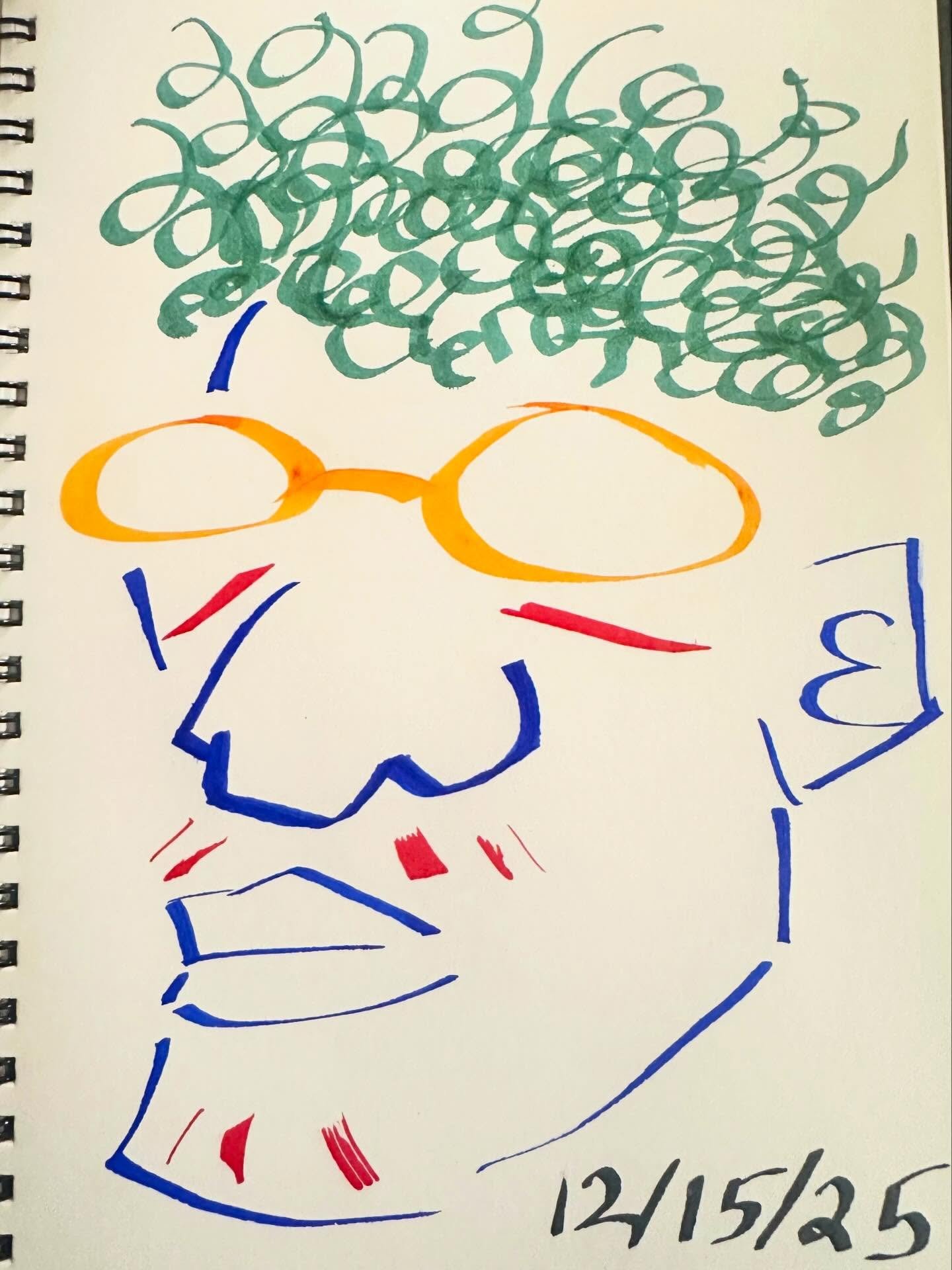 &bull; sketchbook practice: self portrait &bull;

getting into the Christmas spirit now that Nutcracker season is finally over!

feeling rested, colorful, and abstracted