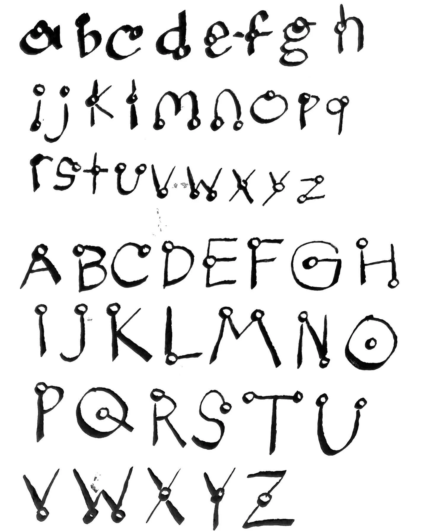 &bull; sketchbook practice: interrupt &bull;

been practicing making more fonts lately. especially looking at futura 

wanted to &ldquo;interrupt&rdquo; the rhythm of it with circles. see what i can make from there