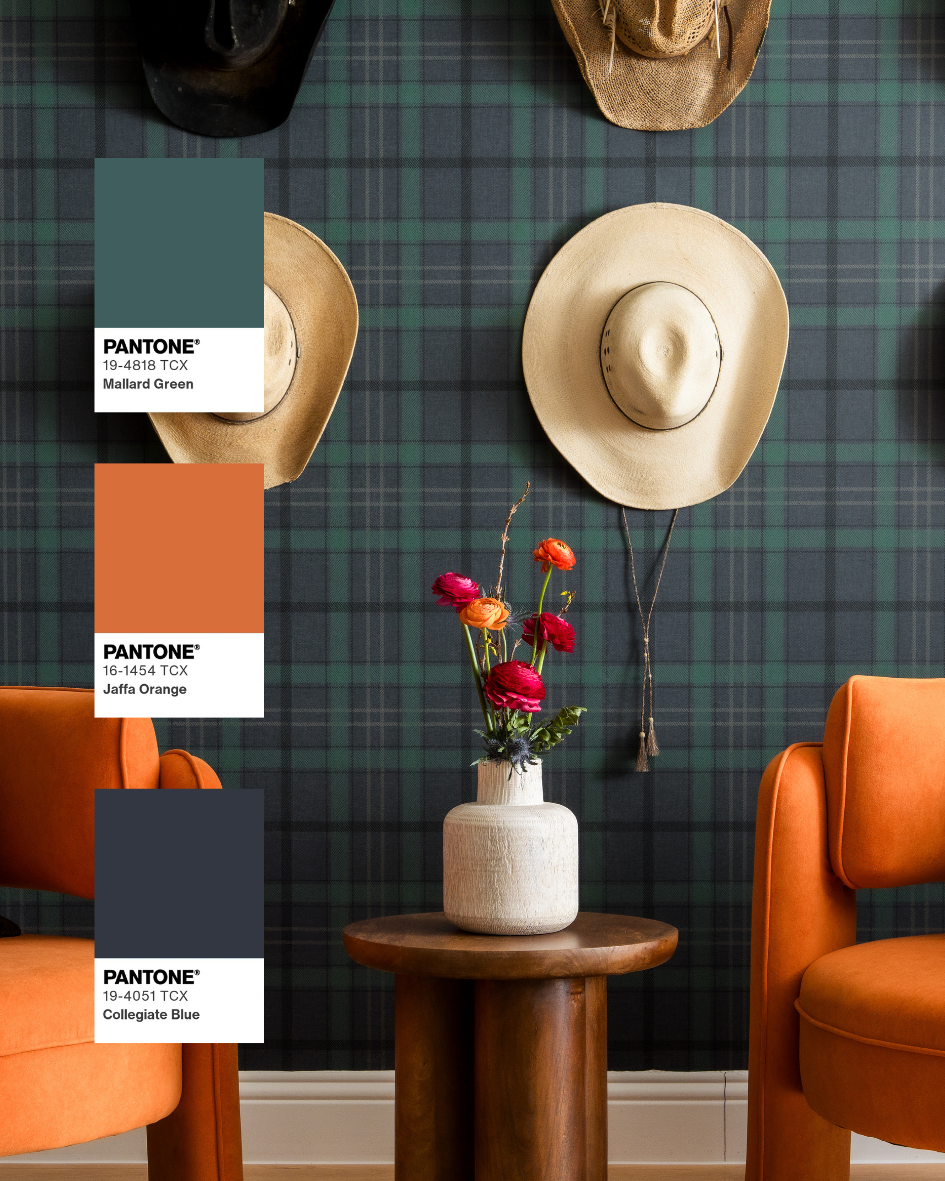 Six Unexpected Interior Design Color Combos That Pop (with Pantone Overlays)