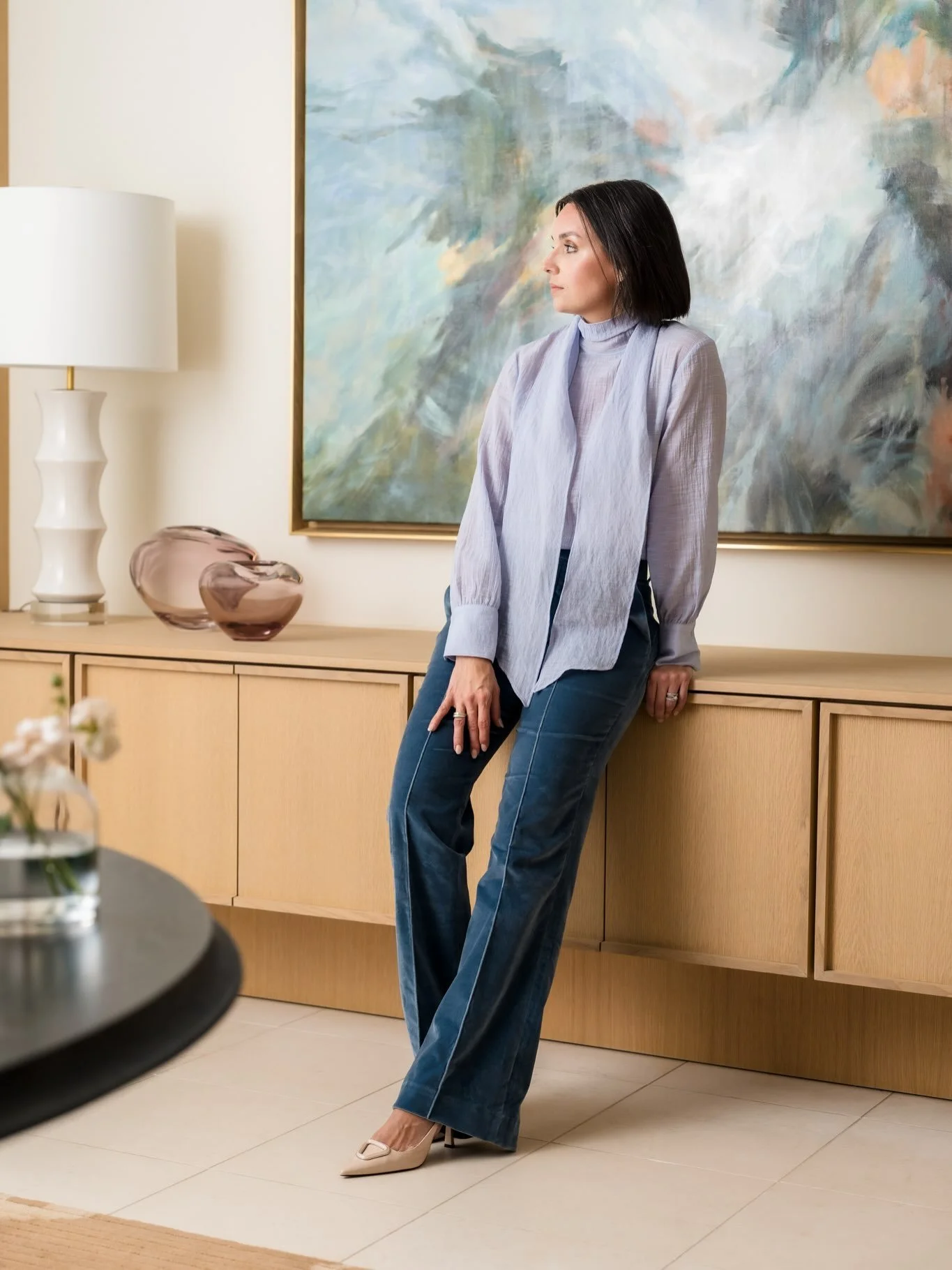 One of my favorite parts of photographing interior design is documenting both the spaces and the people behind them.

For this project, I photographed @v3atelier amenity spaces along with a series of portraits for Lauren that help tell the complete s