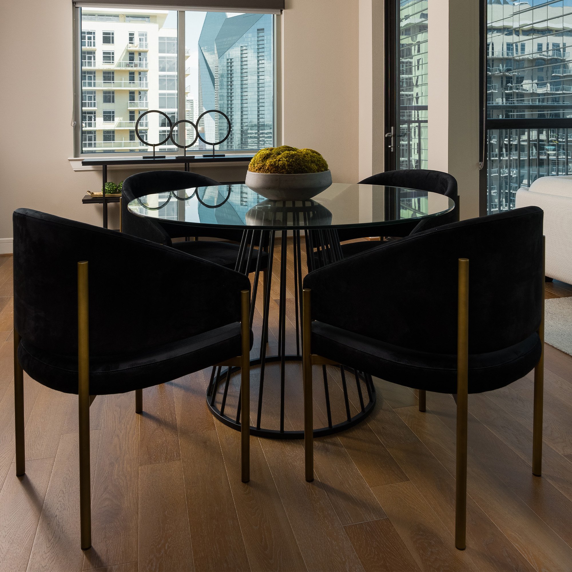 Black Velvet Dining Chairs