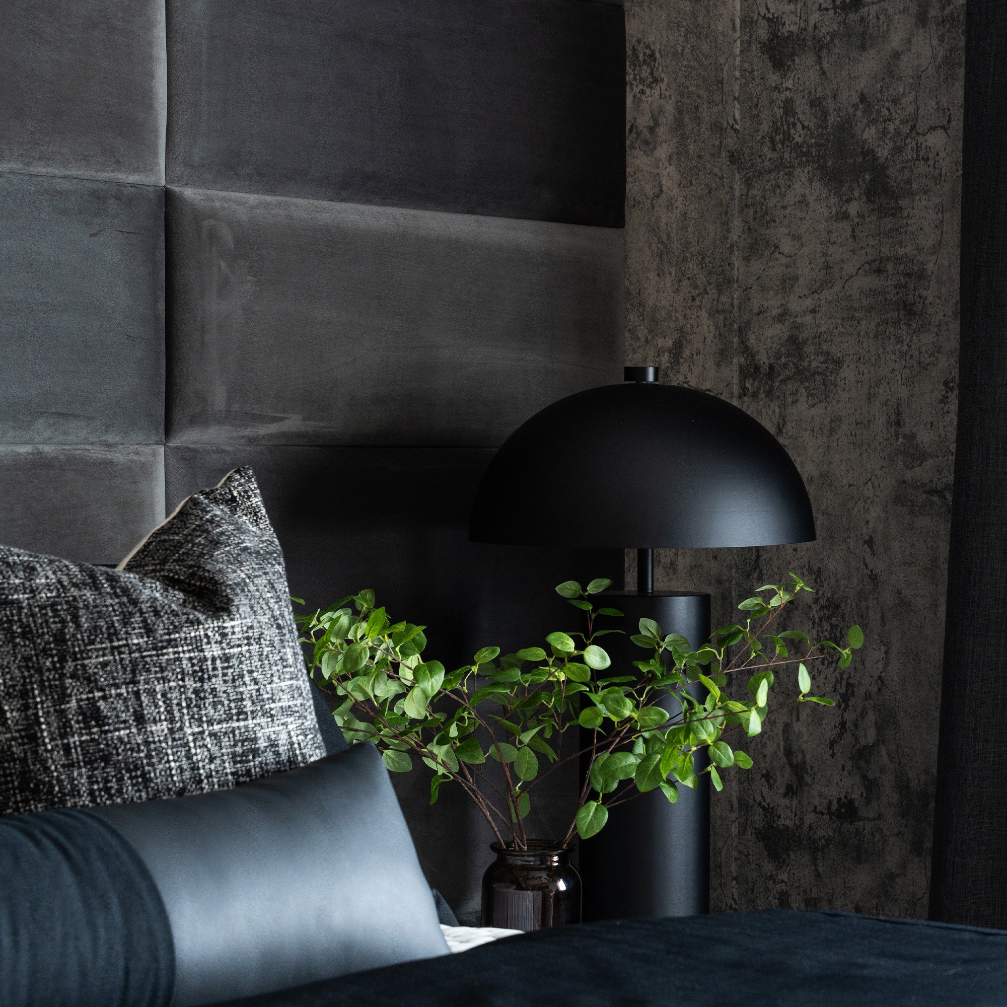 Custom Velvet Headboard