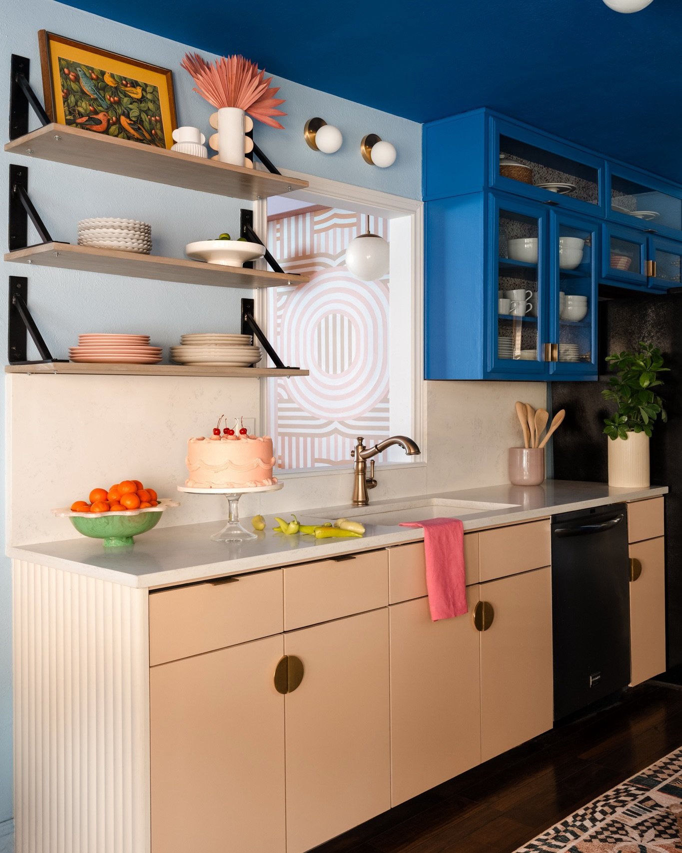 The last time I was visiting my nieces in California, I showed my niece my portfolio.

The second she saw this kitchen, she snatched the phone out of my hand, zeroed in on the cake sitting on the counter and said:

&ldquo;How come you didn&rsquo;t sh
