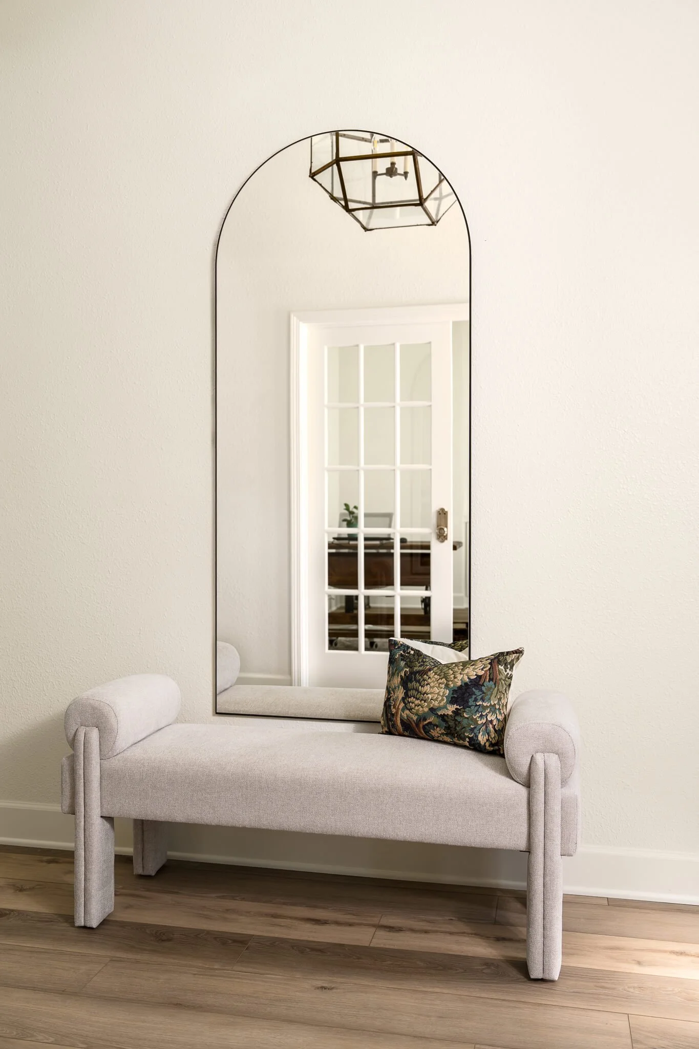 Austin interior photographer captures handcrafted details and traditional design in modern cottage.