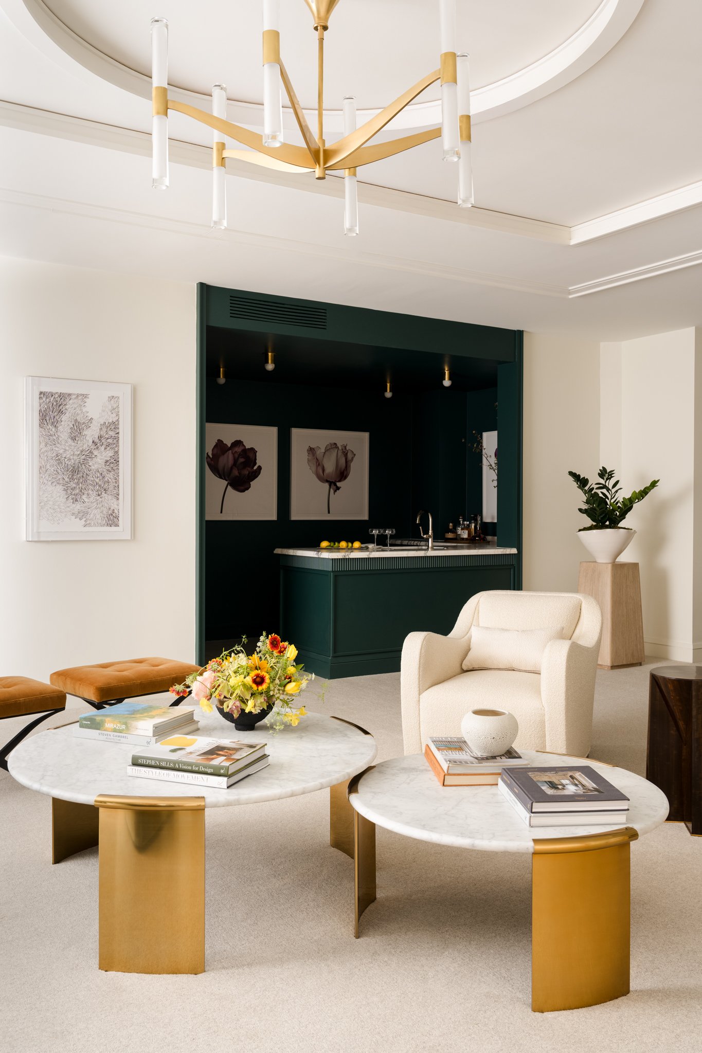 Luxury high-rise condominium interior designed by V3 Atelier featuring modern hospitality-inspired architecture and refined material selections in Texas