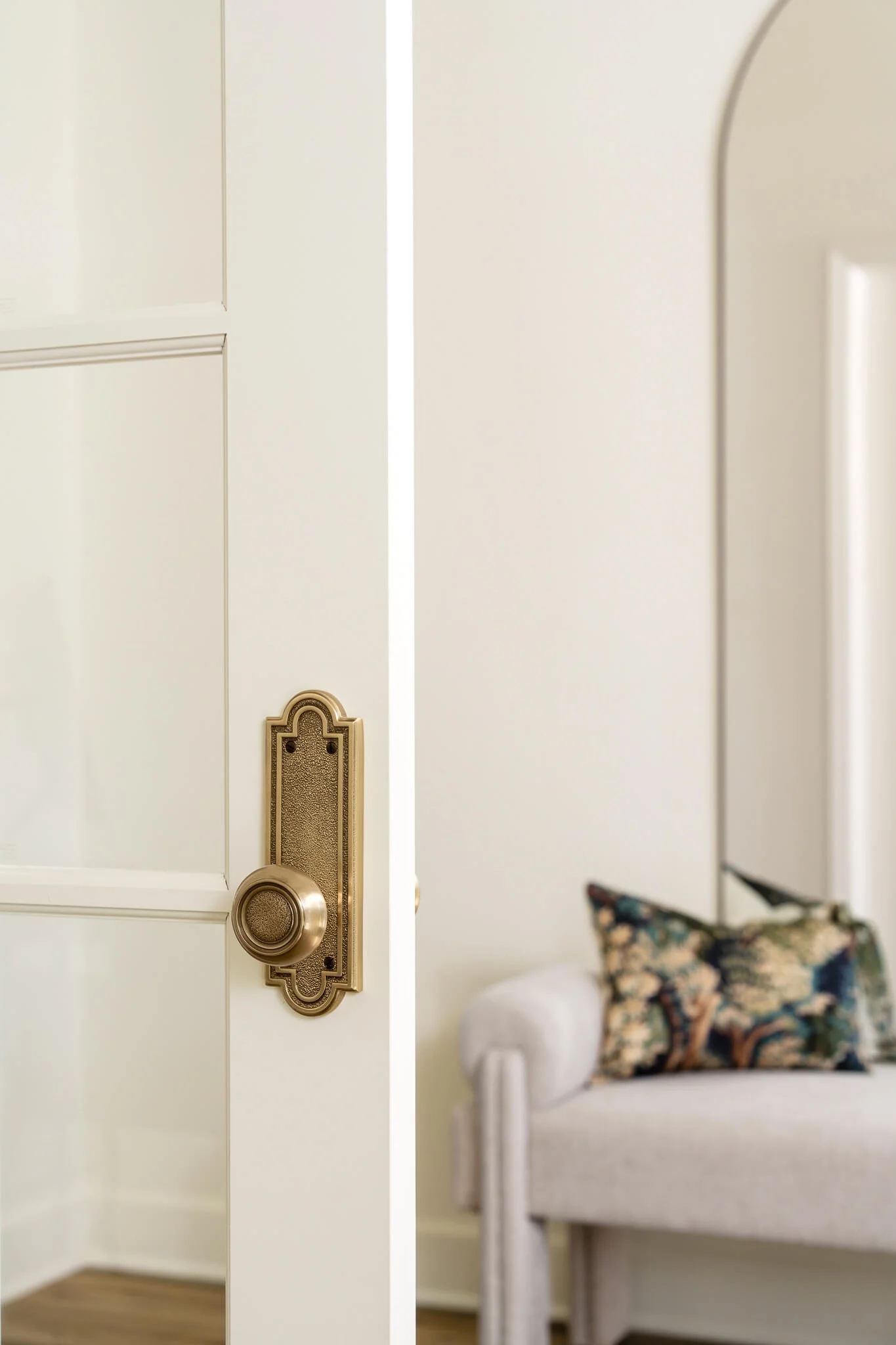 Austin interior photographer captures handcrafted details and traditional design in modern cottage.