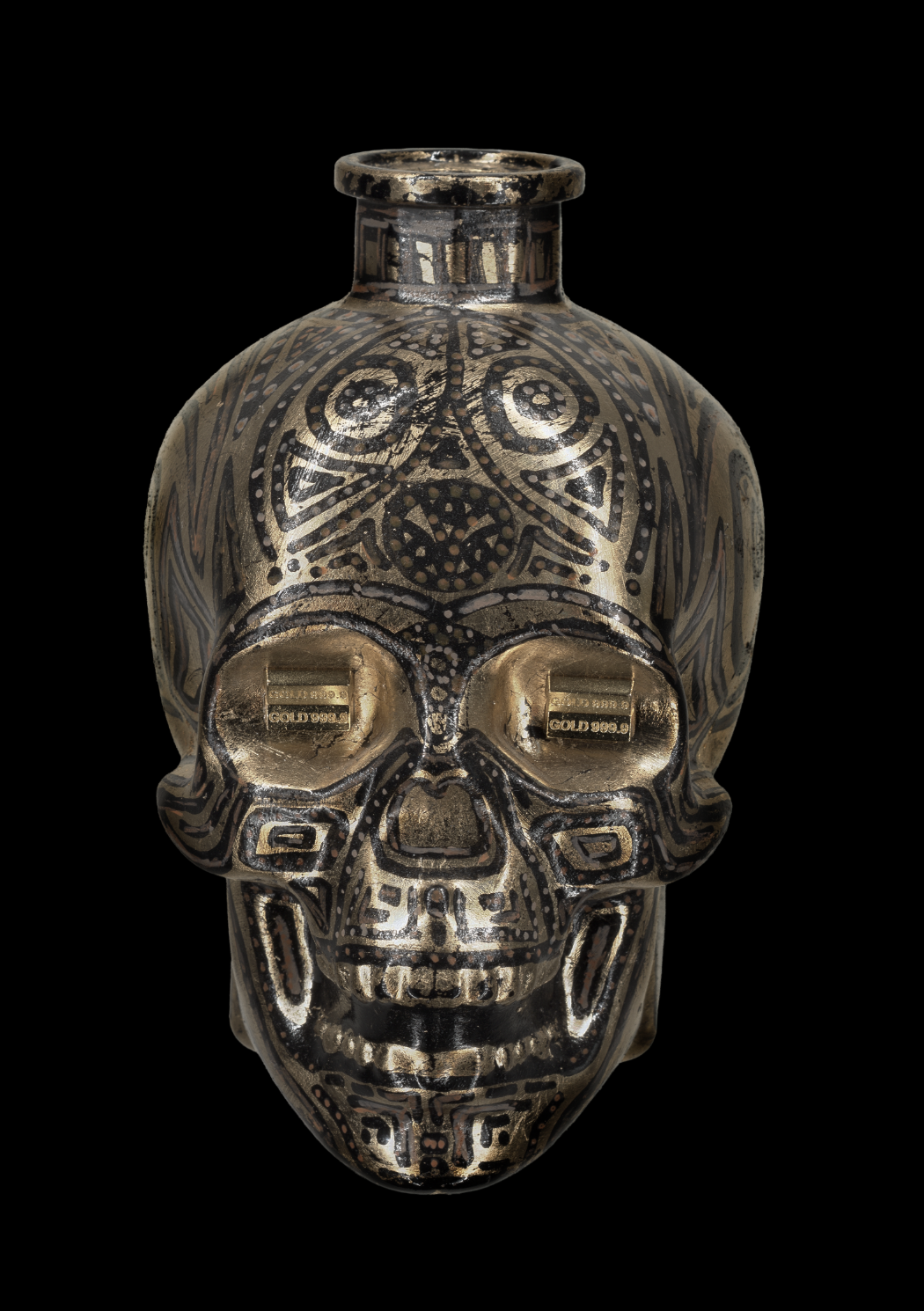 Do You Expect Me To Talk? - Gold Leaf - Acrylic