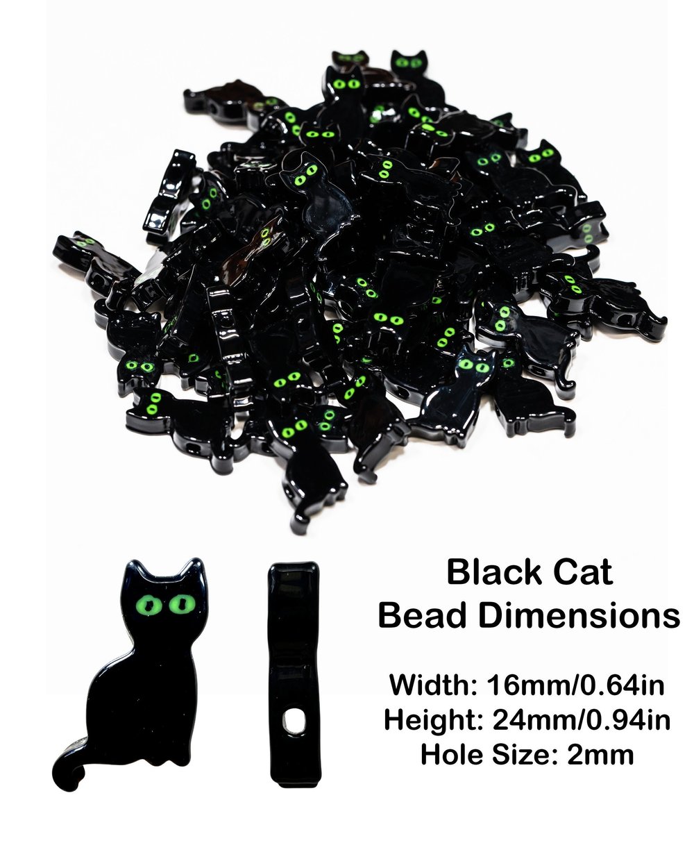 Black Cat Beads