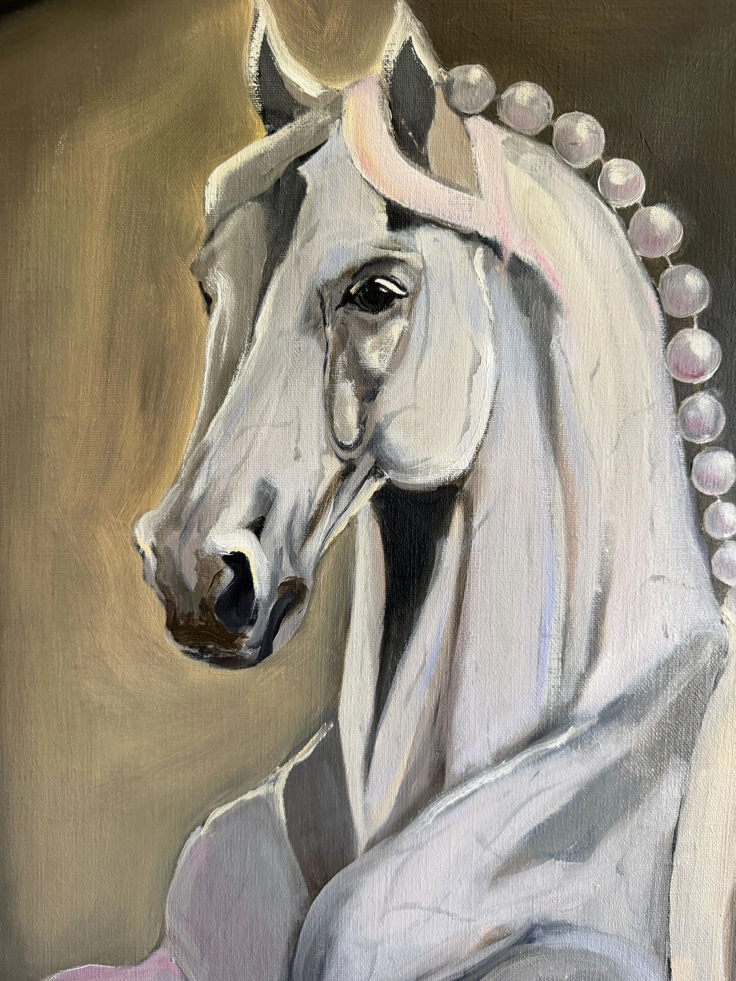 Ana Sneeringer_Horse with Pearl Mane_2026.jpeg