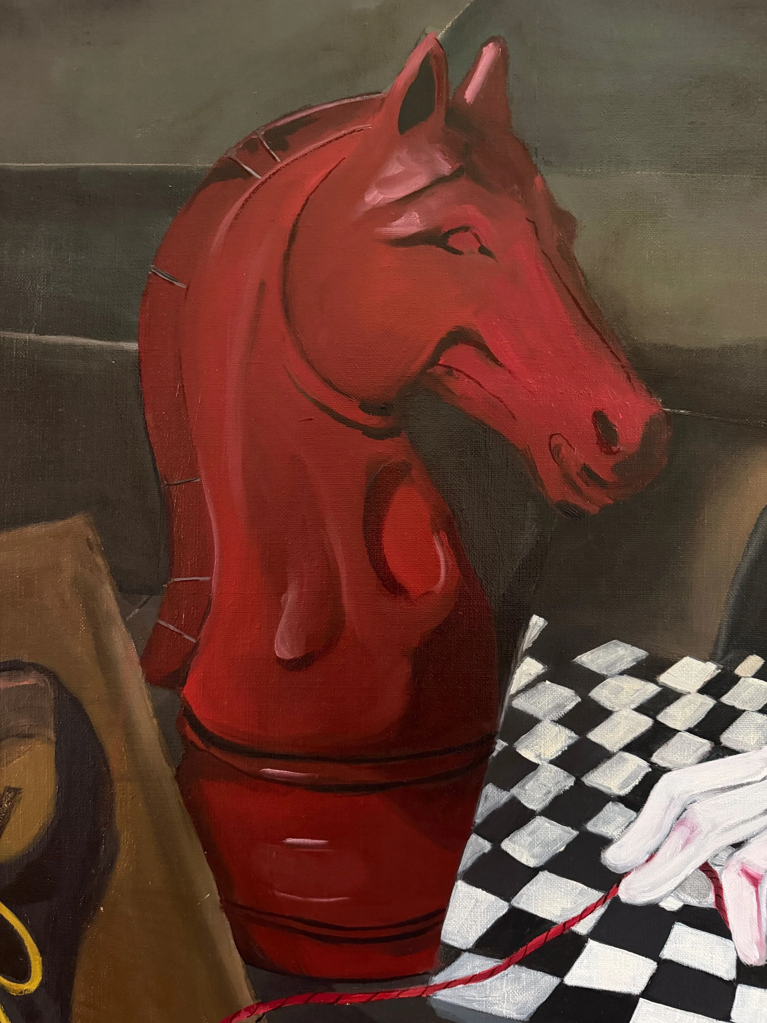 Ana Sneeringer_Chess Piece Red Horse.jpeg