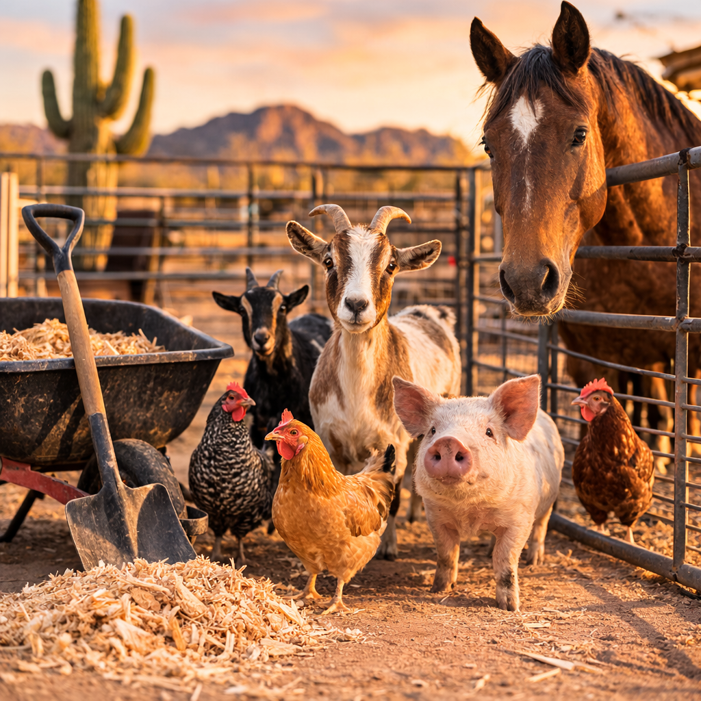 Stall & Pen Clean-Up (4–6 Animals)