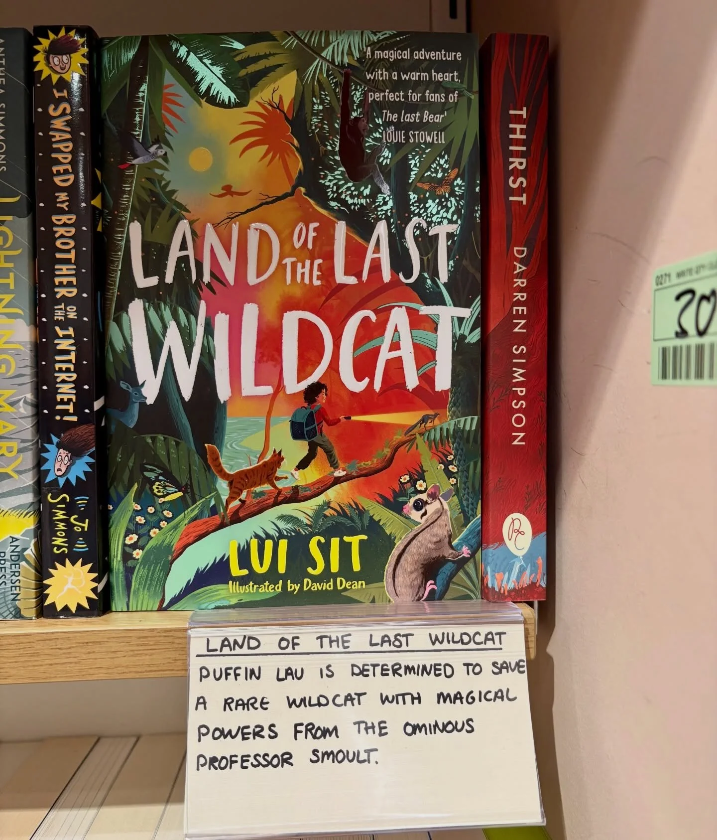 Popped into @waterstonesn8 for the first time and was delighted to spot a bookseller pick for LOTLW. Thank you! 🙏🏼😻📚