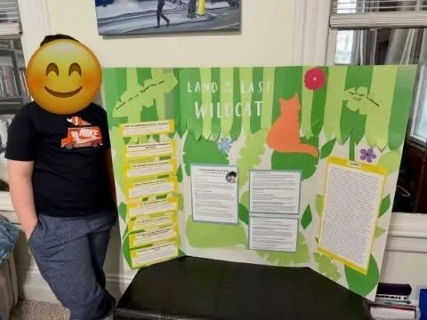 Thank you to this young reader who did his book project on LAND OF THE LAST WILDCAT 😺 I thoroughly enjoyed answering all his questions about the book (you can read the Q&amp;A on my website- link in bio) For a debut author, this is the BEST feedback
