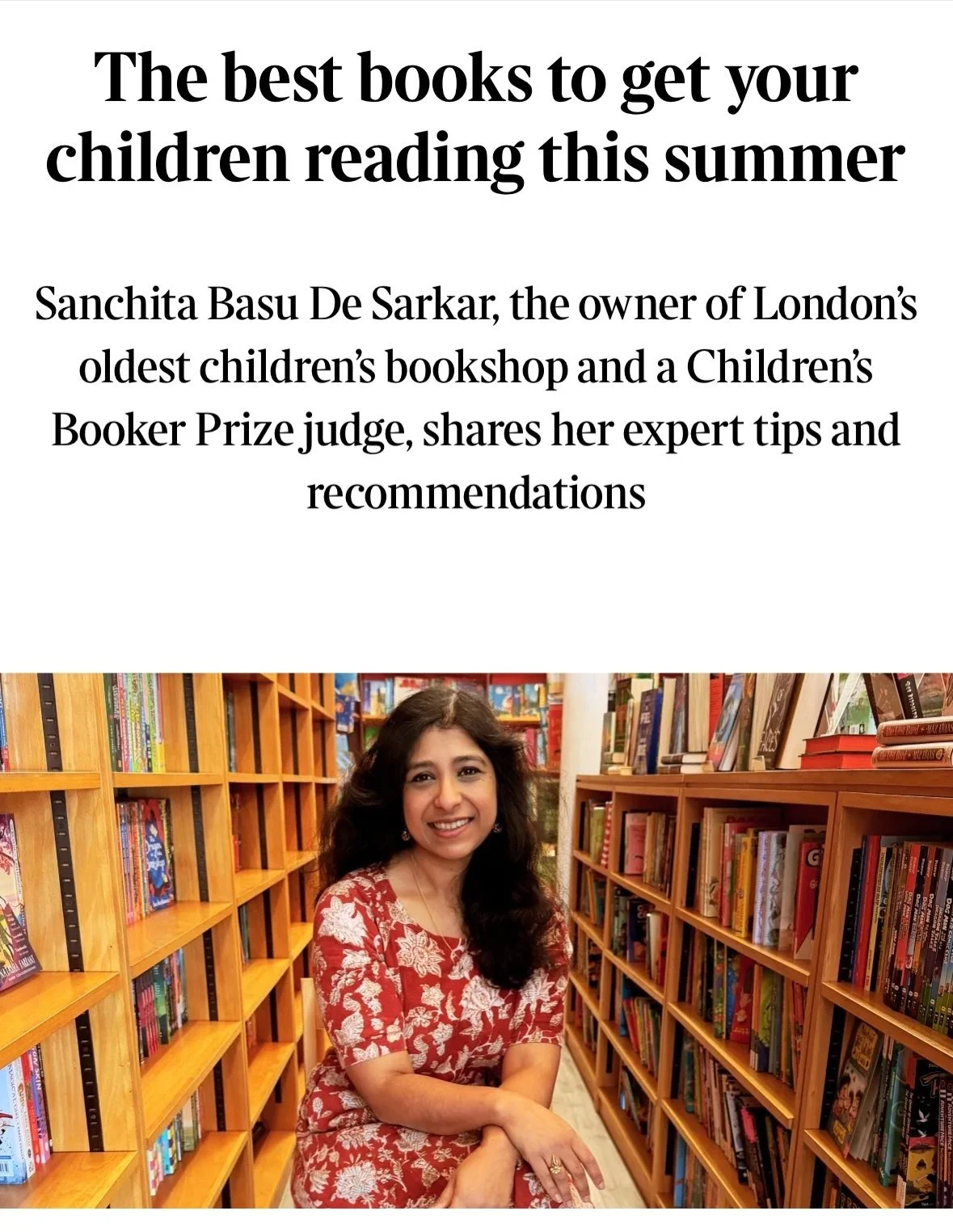Thank you @childrensbookshoplondon @sanchitabds for including LAND OF THE LAST WILDCAT in this fantastic article about how to encourage children to read. So many great books mentioned (I also want to join the bookclub- all the books mentioned are one