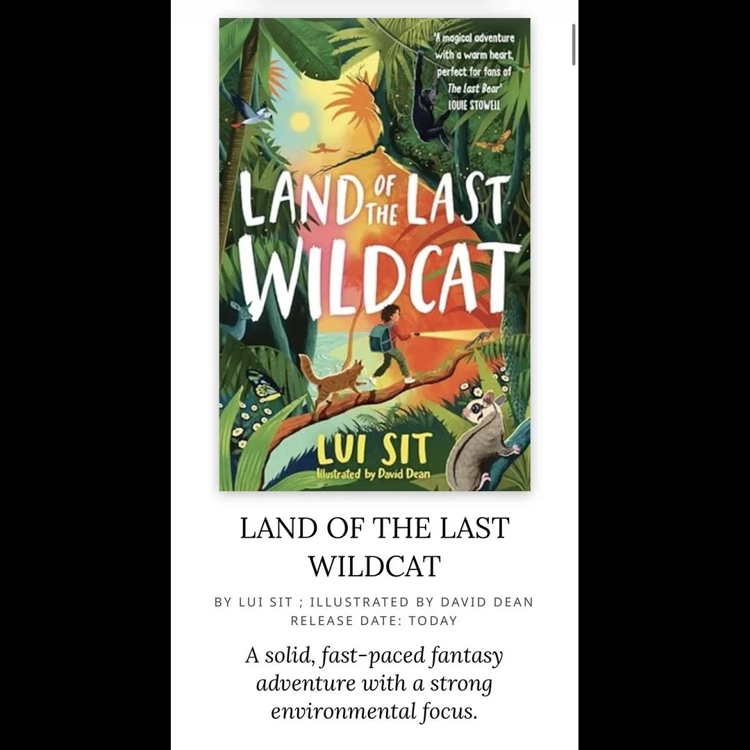 WOW! My first Kirkus review @kirkus_reviews 😻😻😻😻 https://www.kirkusreviews.com/book-reviews/lui-sit/land-of-the-last-wildcat/