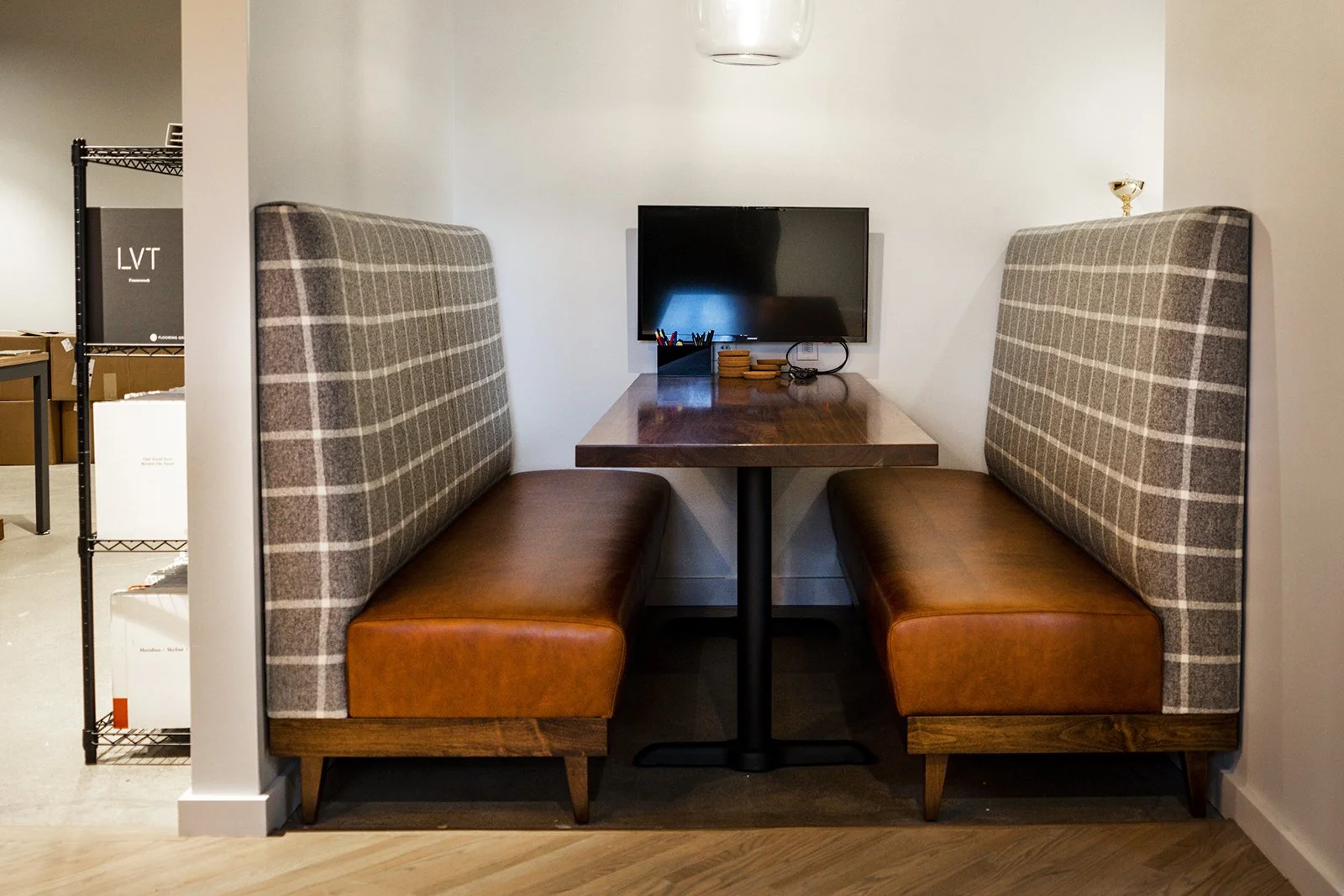 Commercial Office Furniture Custom Banquettes, Lounge Seating