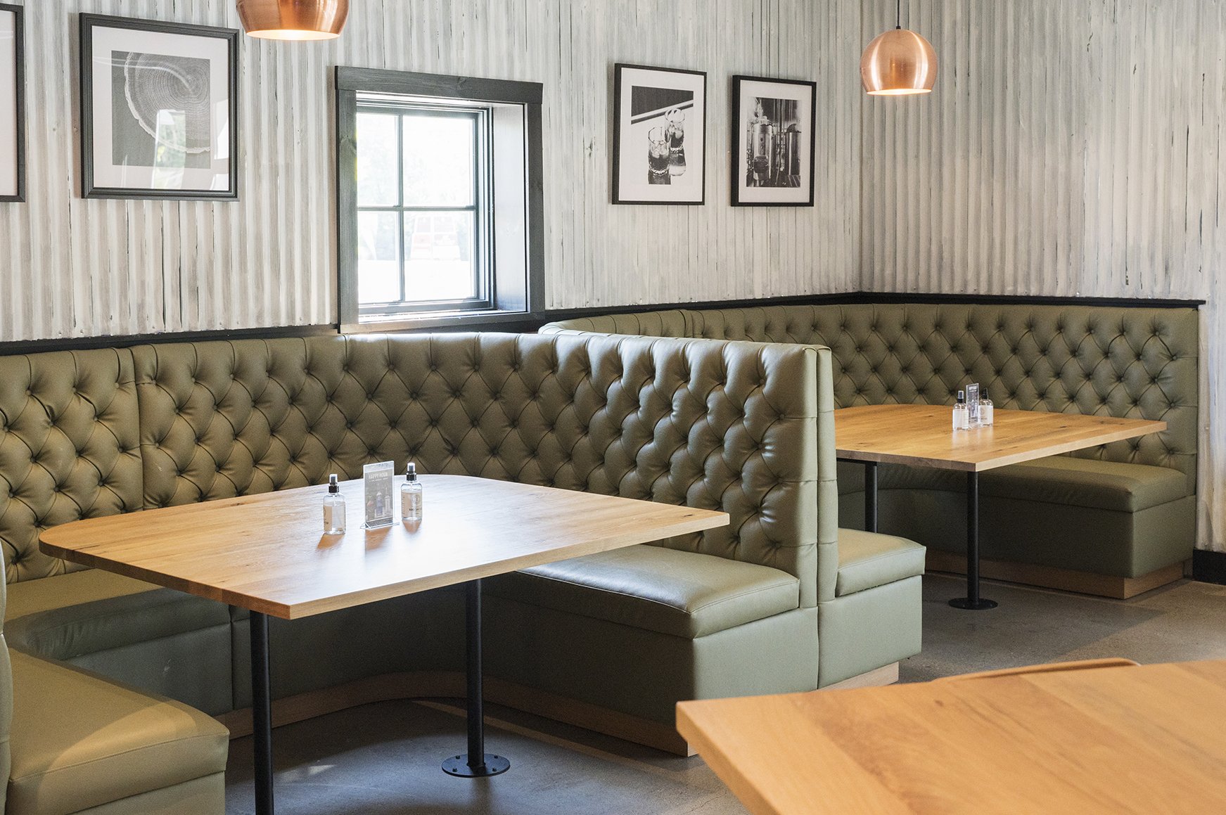 Custom Restaurant Banquette Booths: Design and Manufacturing Services –  TableBaseDepot