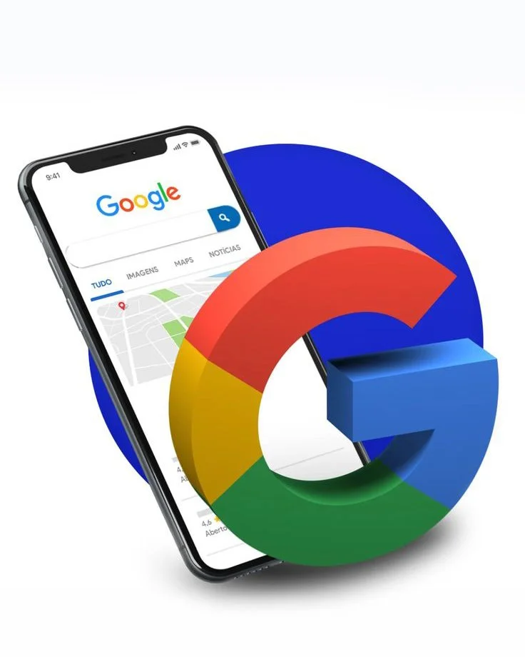 Google search and Maps illustration representing local search and Google Business Profile resources.