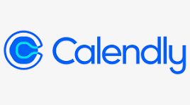 Calendy logo with a blue circular icon and the word 'Calendy' in blue text.