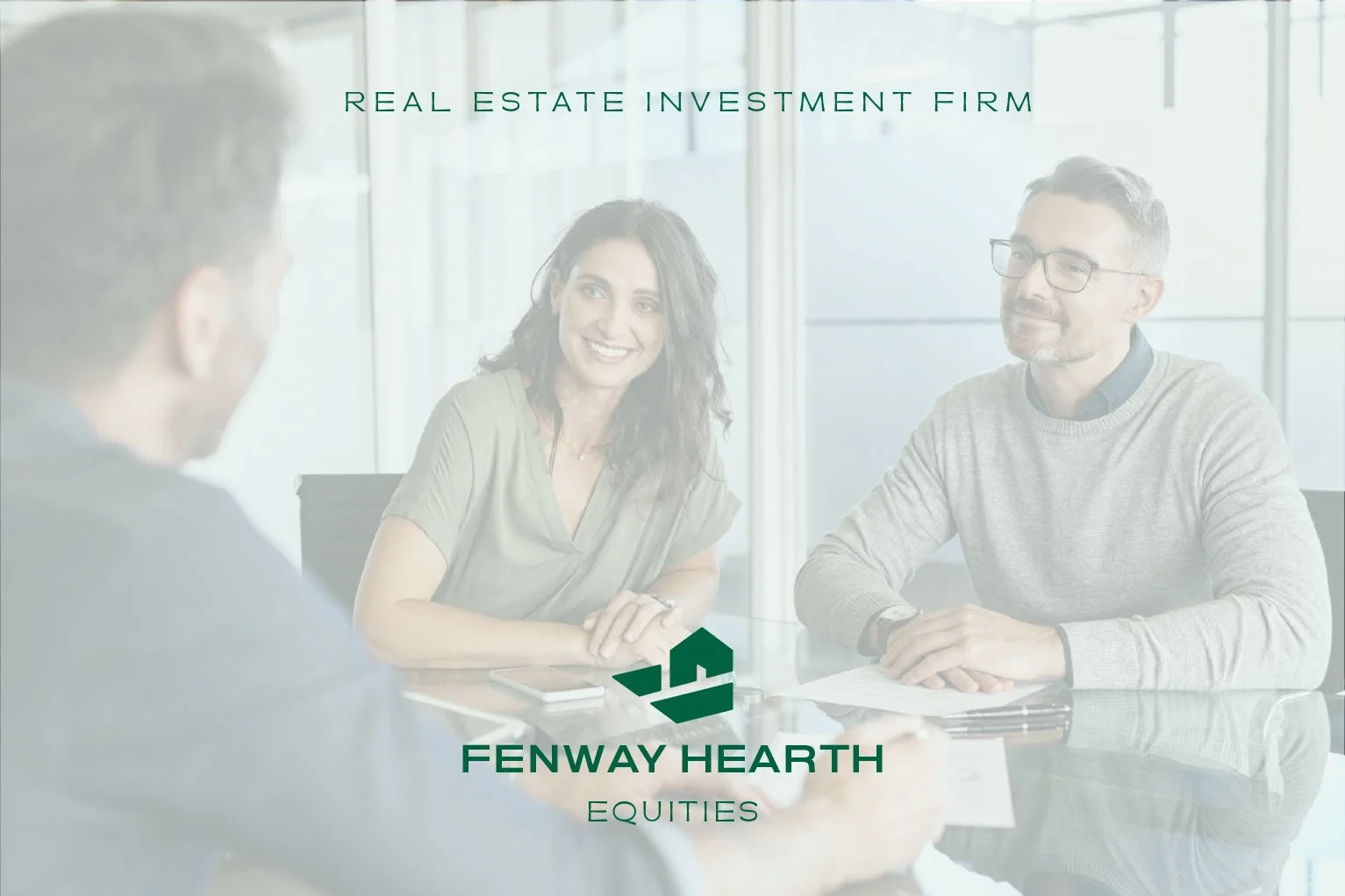 Real estate firm meeting by Boston Graphic Design Studio