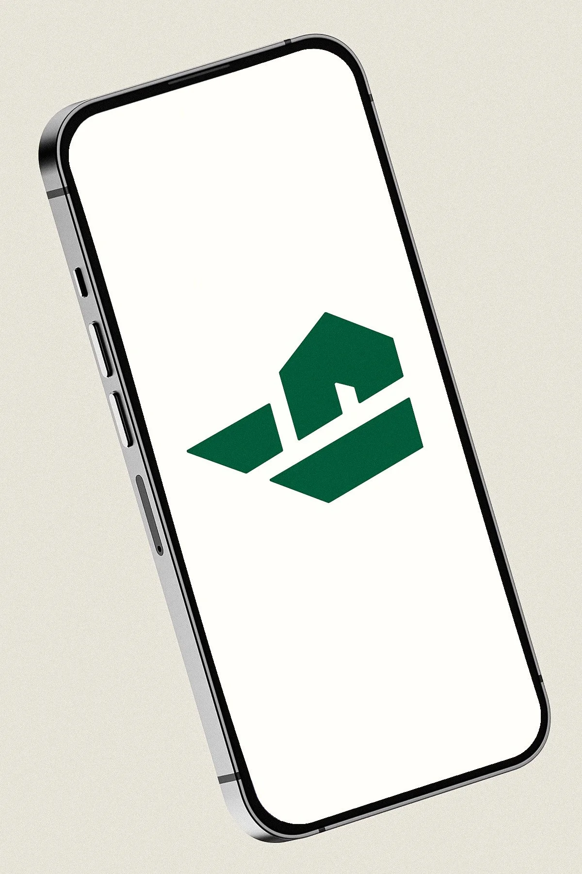 Smartphone displaying Fenway Hearth logo design