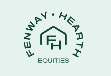 Fenway Hearth Equities circular logo mark with FH monogram and house outline