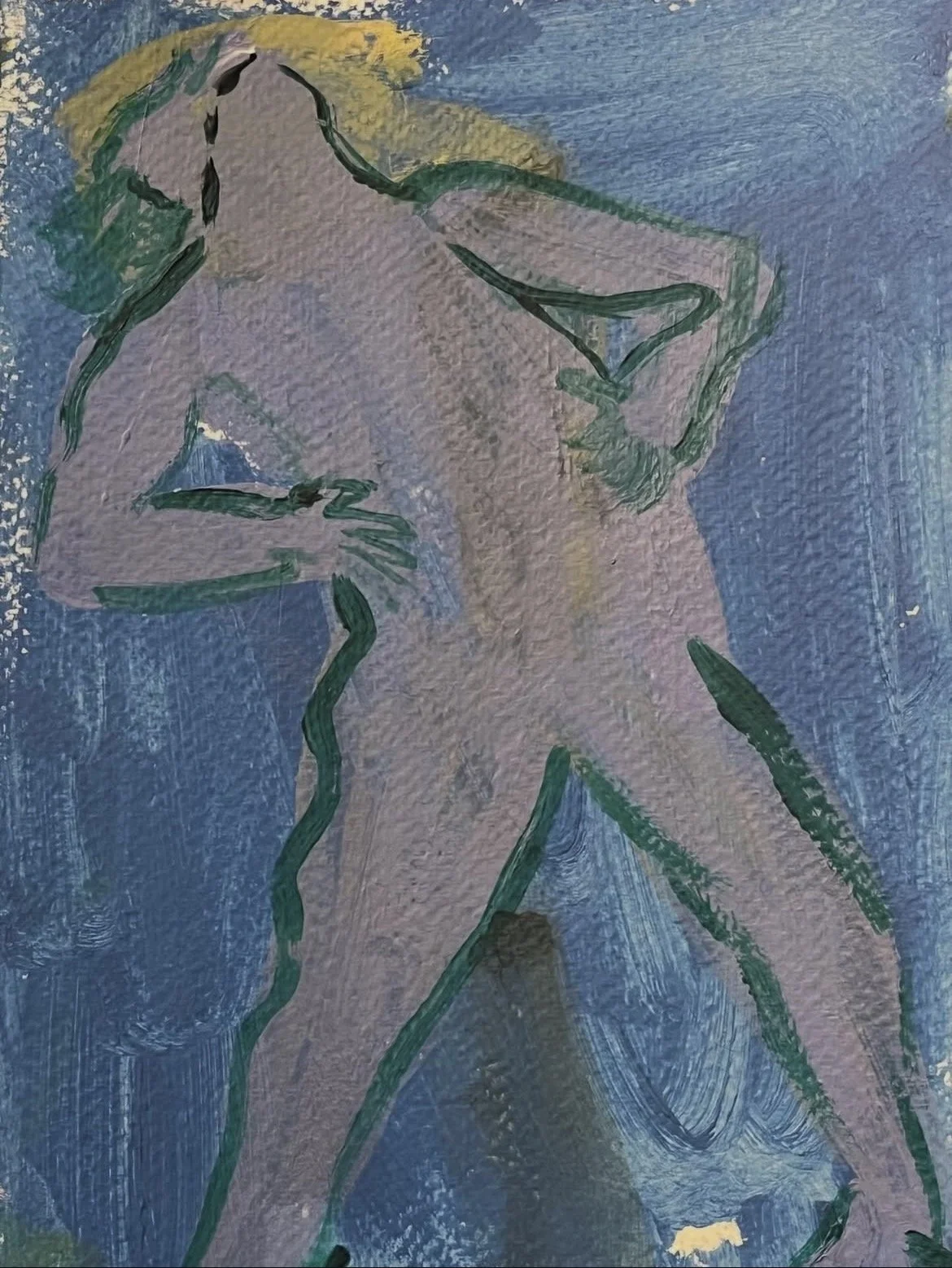 Belly laugh 
acrylic on canvas 
10" x 5"